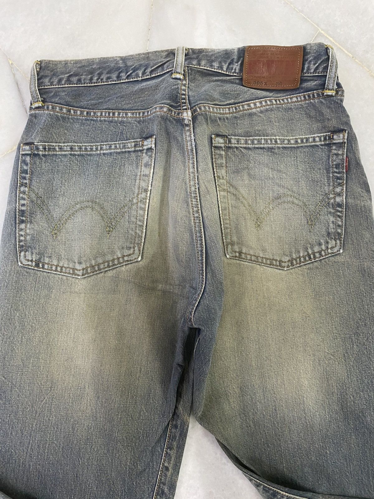 Edwin Size 29x32 Vintage Edwin 505x Distressed Denim Jeans Size US 29 - 15 Thumbnail