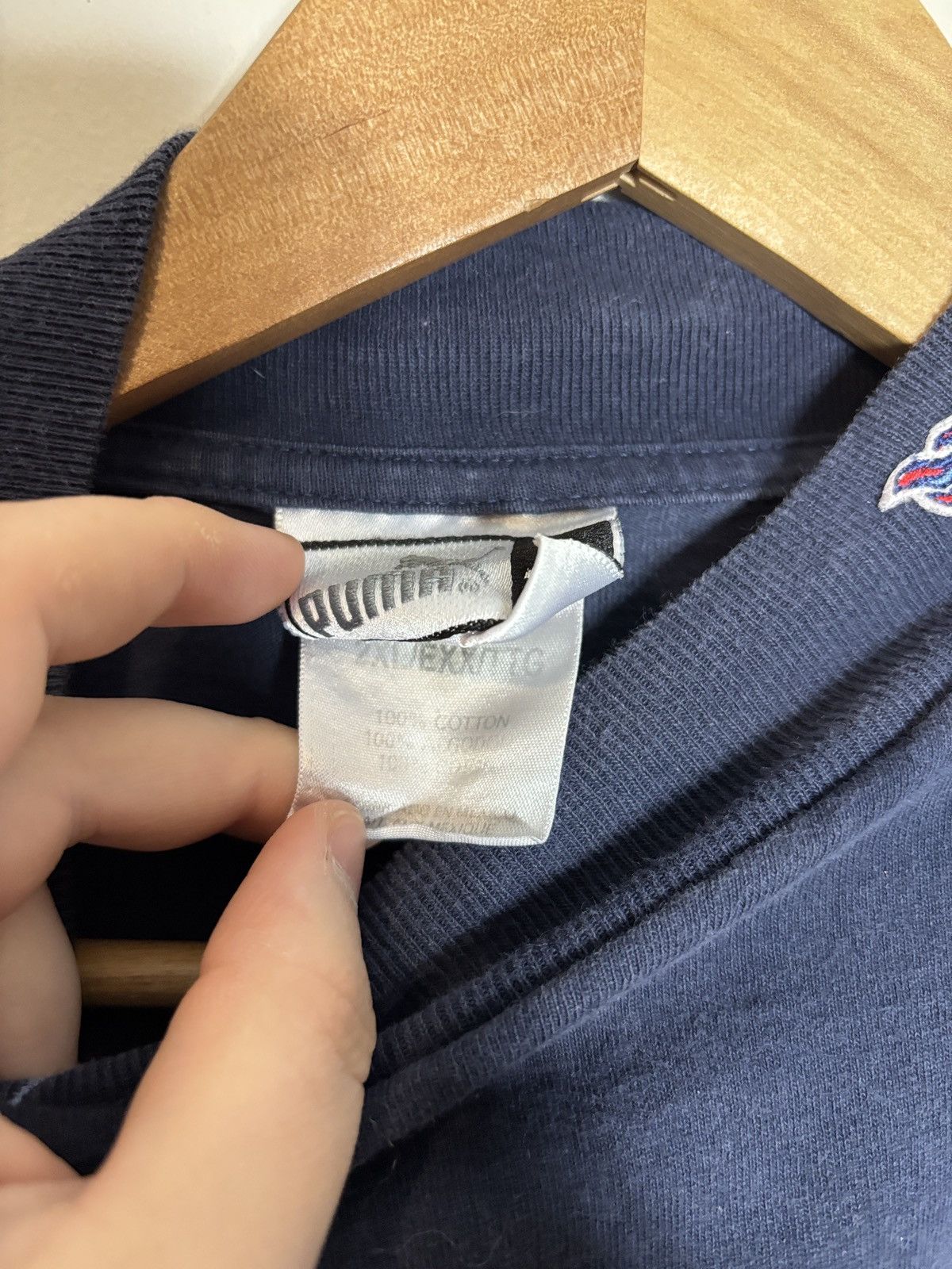 Puma Vintage Puma NFL Tennessee Titans Long Sleeve Mock Neck 2XL Size US XXL / EU 58 / 5 - 4 Thumbnail