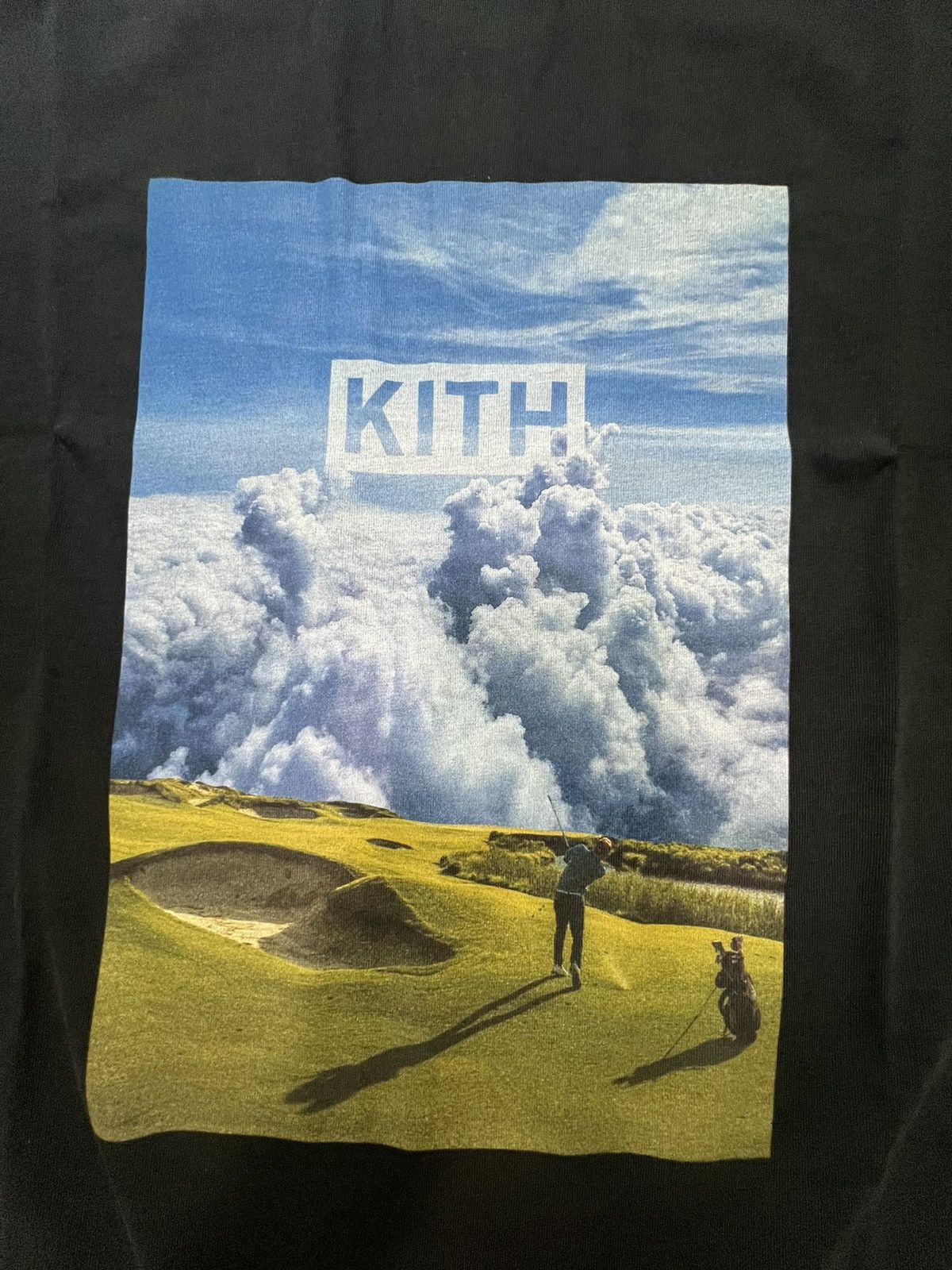 Kith Kith Vintage black Golf ss24 Tee Tom Fabia large L | Grailed