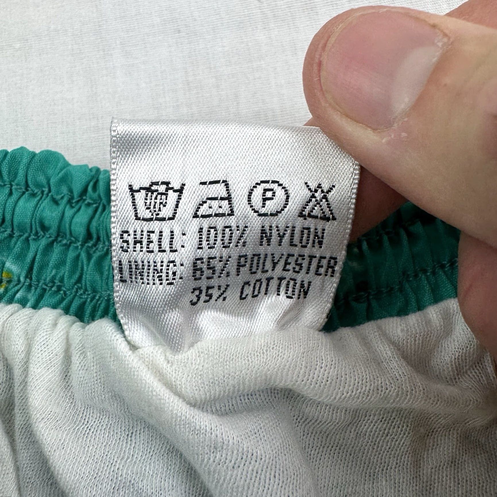 Vintage VINTAGE C.I.5. Swim Bottoms Trunks Men M Teal 90s Geometric Vintage Swimwear Swimsuit Shorts Adults Mens Size US 31 - 6 Thumbnail