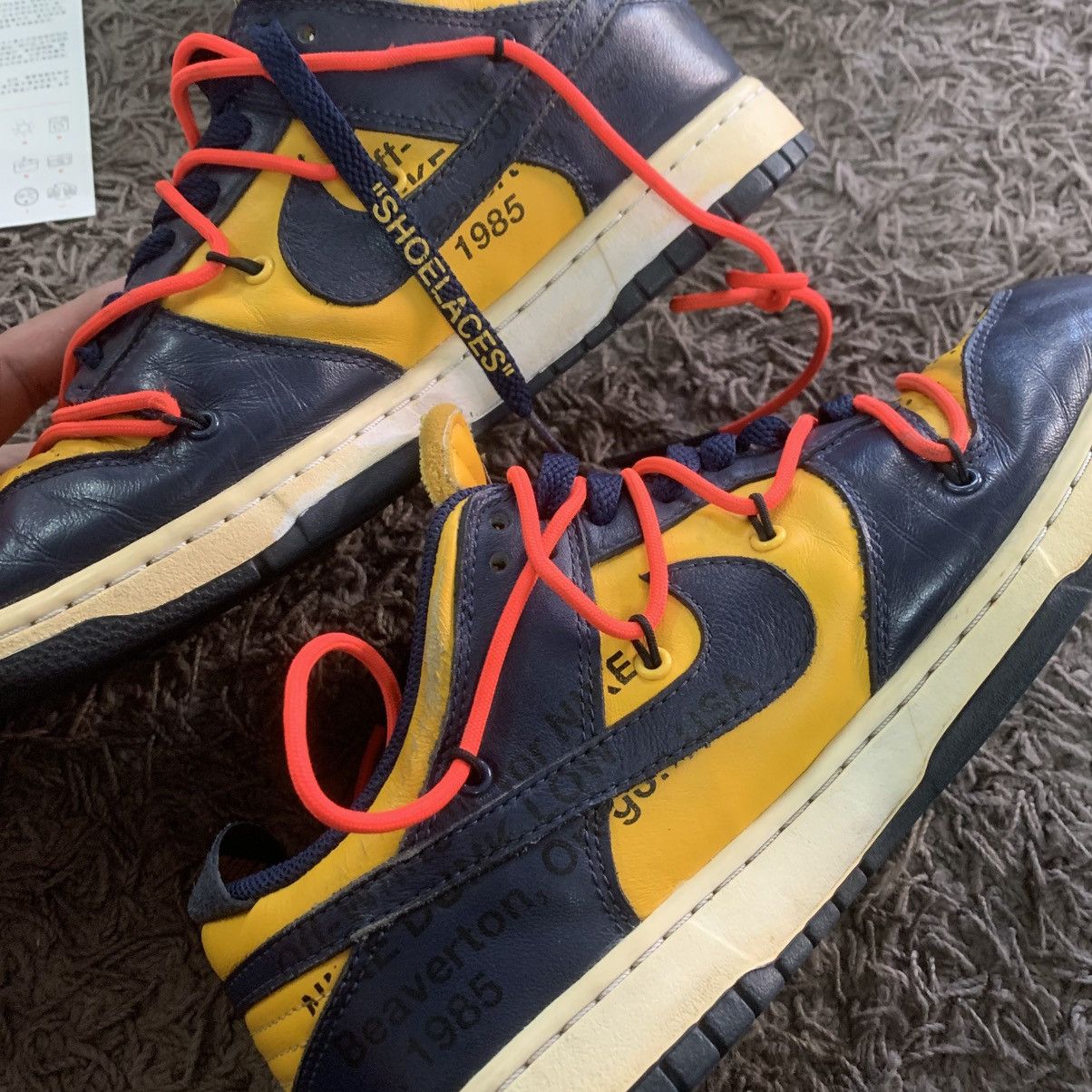 Nike × Off-White Nike Dunk Low x Off White Size US 9 / EU 42 - 3 Thumbnail