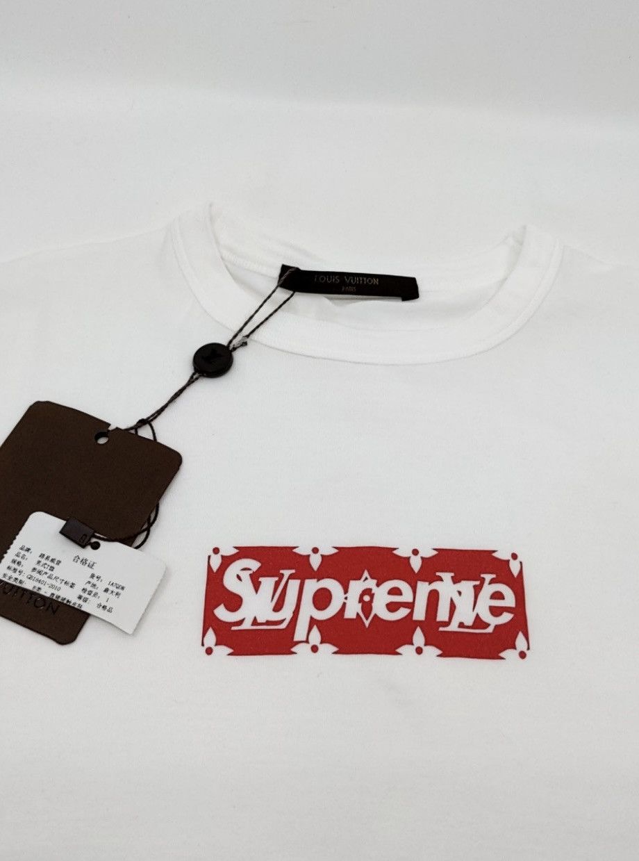 Supreme Supreme Louis Vuitton lv box logo tee T-shirt dswt | Grailed