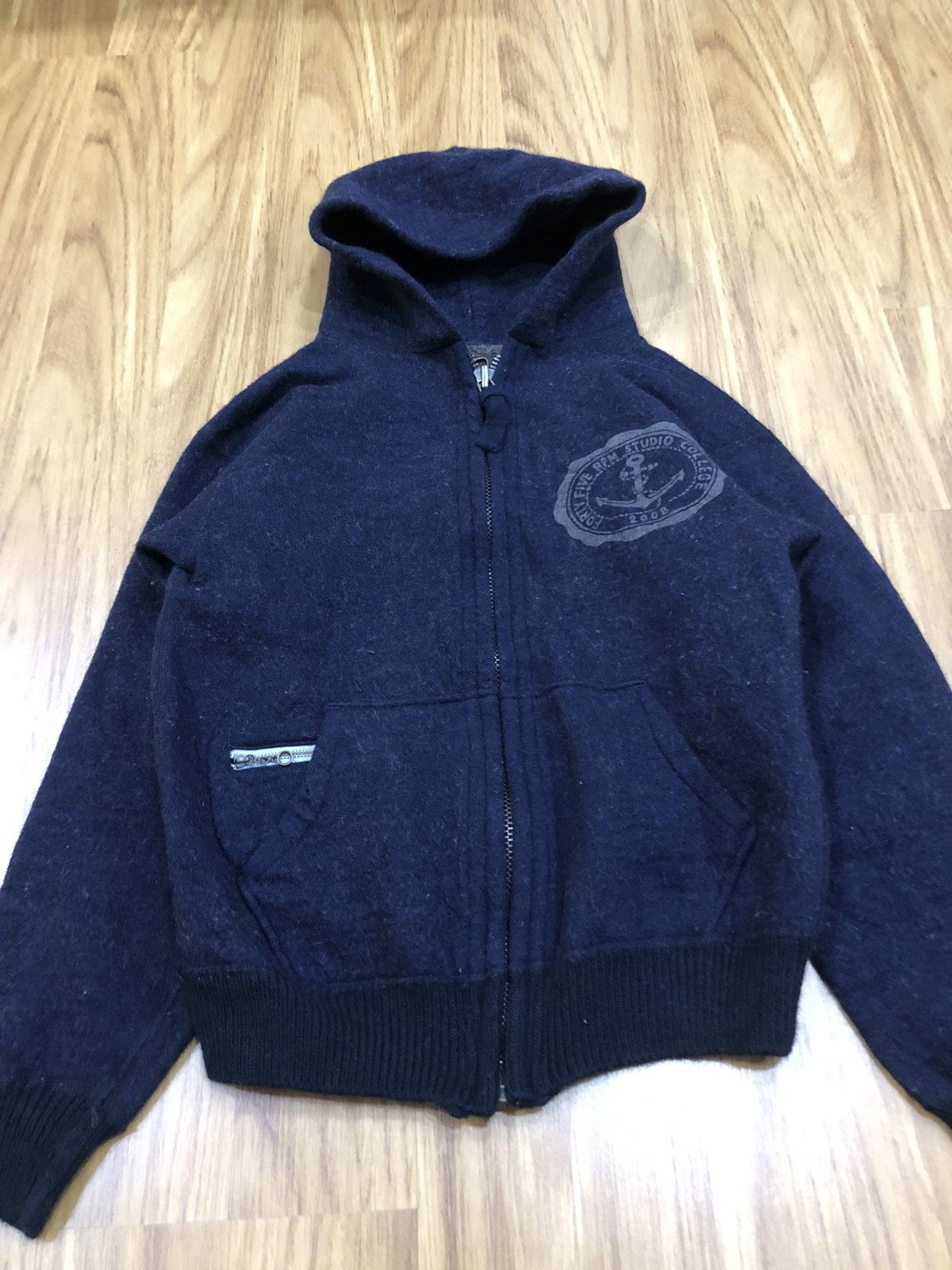 45rpm 45rpm 100% Wool Zipper Hoodie Size US S / EU 44-46 / 1 - 5 Thumbnail