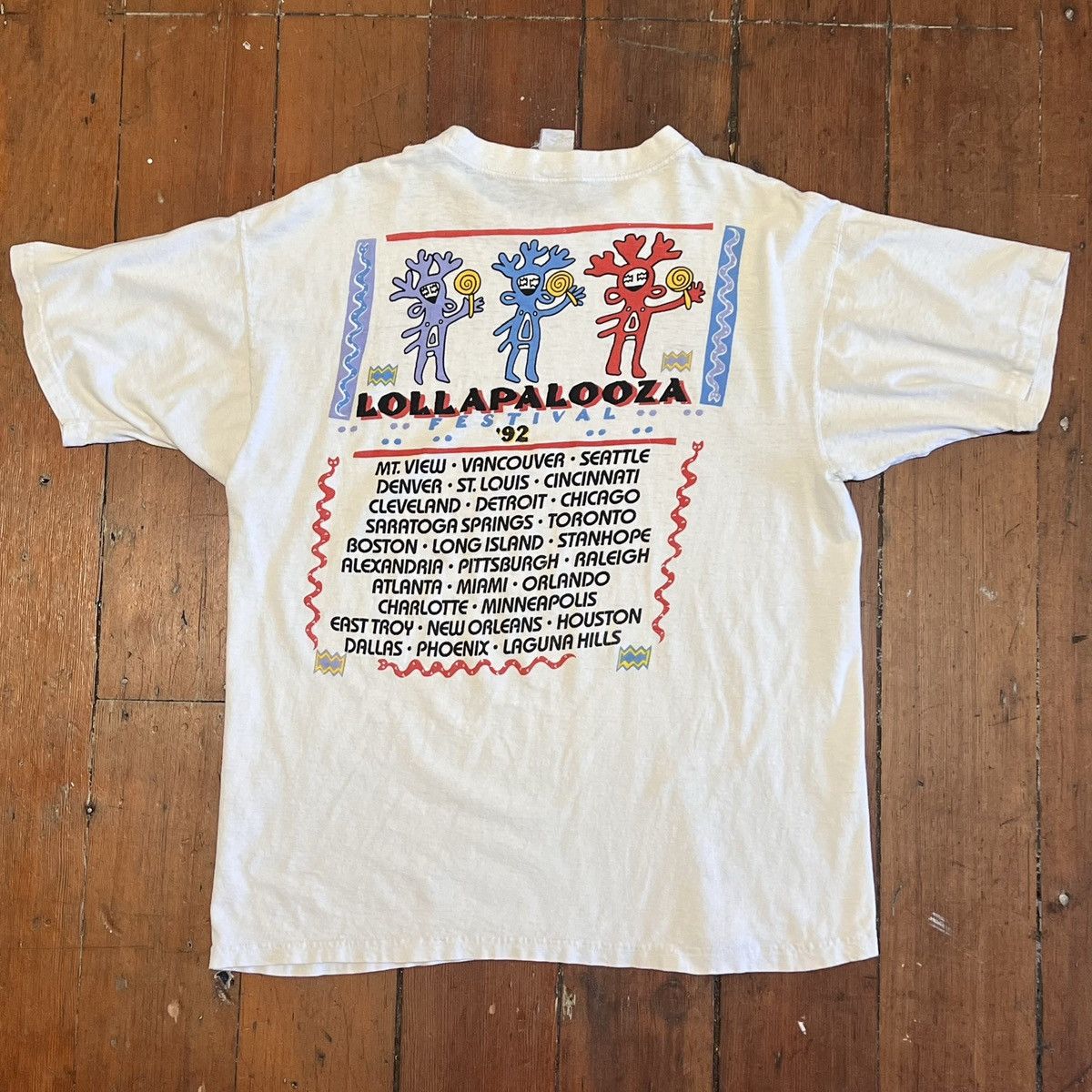 Vintage 1992 lollapalooza tee Size US M / EU 48-50 / 2 - 2 Thumbnail