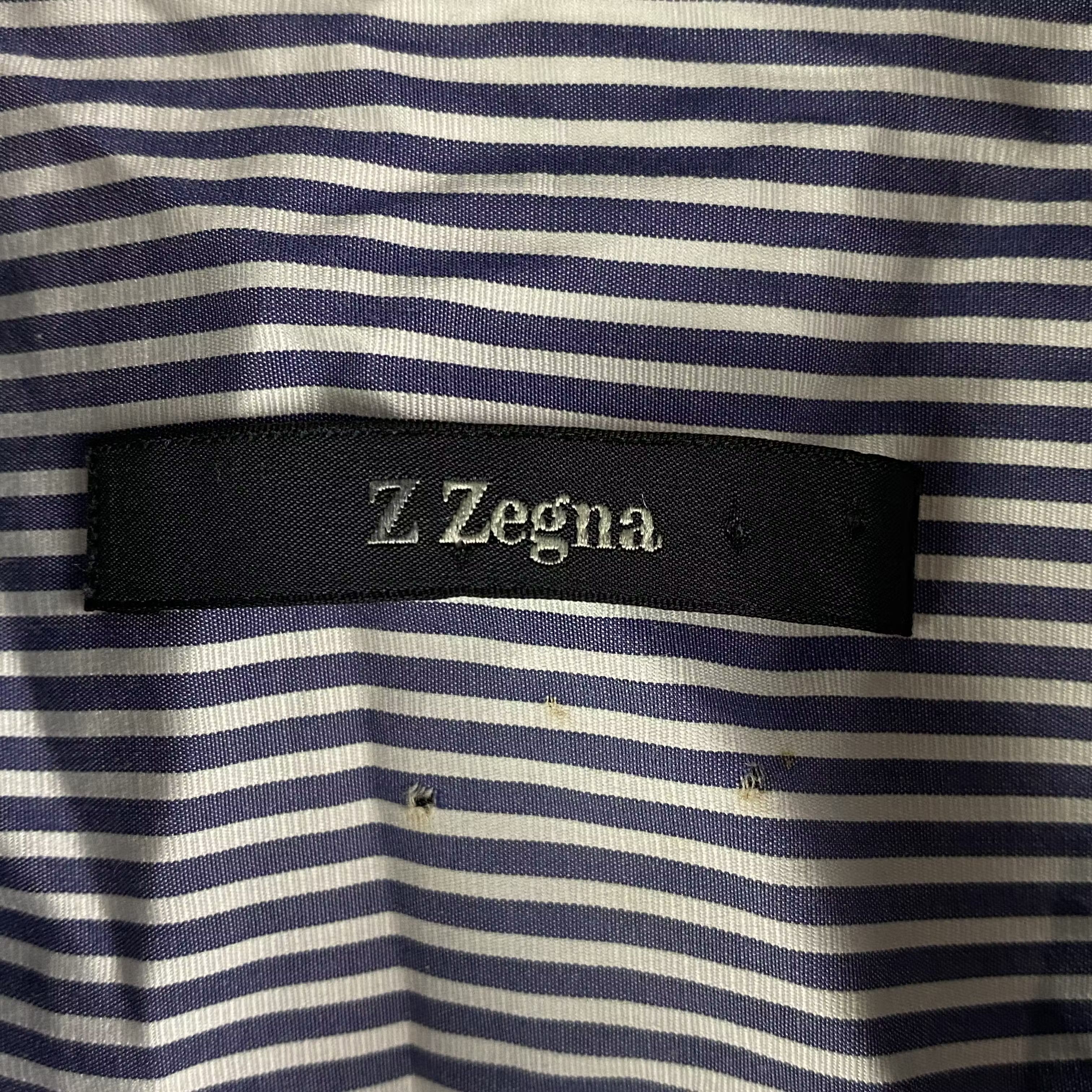 Ermenegildo Zegna × Z Zegna Mens Shirt Long Sleeve Z Zegna Size 42 / 16.5 Size US L / EU 52-54 / 3 - 4 Thumbnail