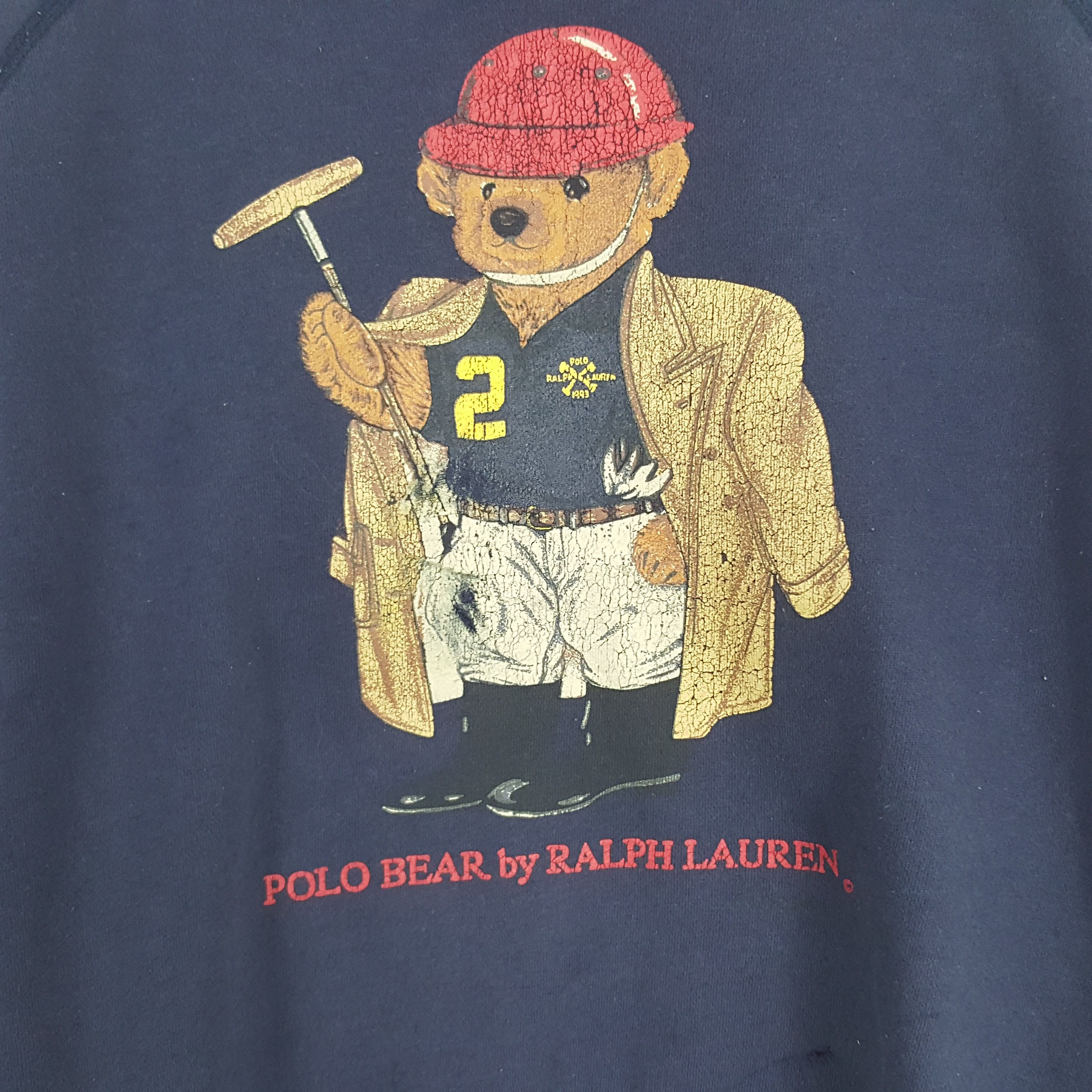 Polo Ralph Lauren × Vintage Vintage Polo by Bear Ralph Lauren Sweatshirt Size US M / EU 48-50 / 2 - 2 Thumbnail