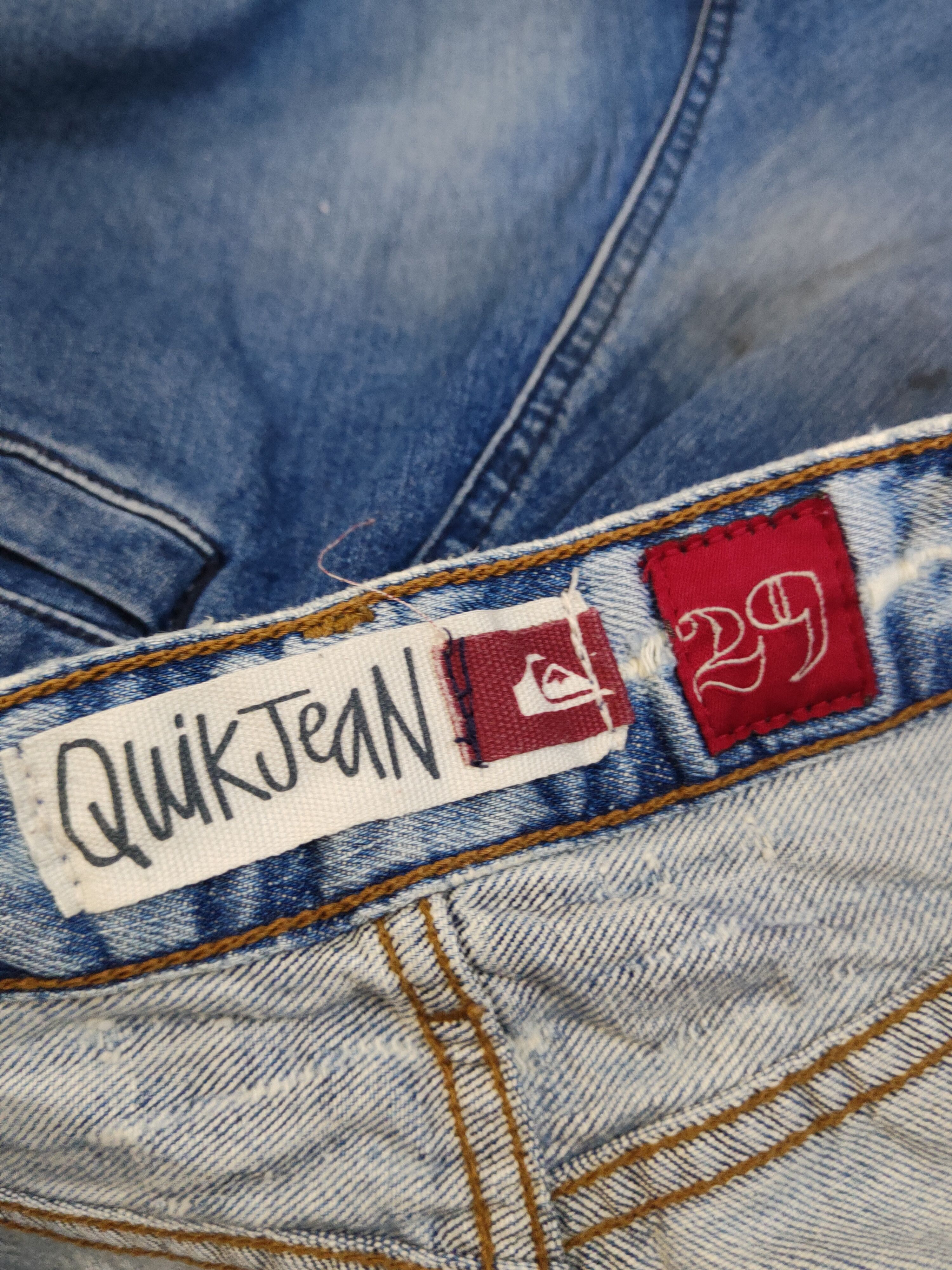 Quiksilver Quicksilver Blue Distressed Ripped denim Jeans #W1967 Size US 30 / EU 46 - 19 Thumbnail