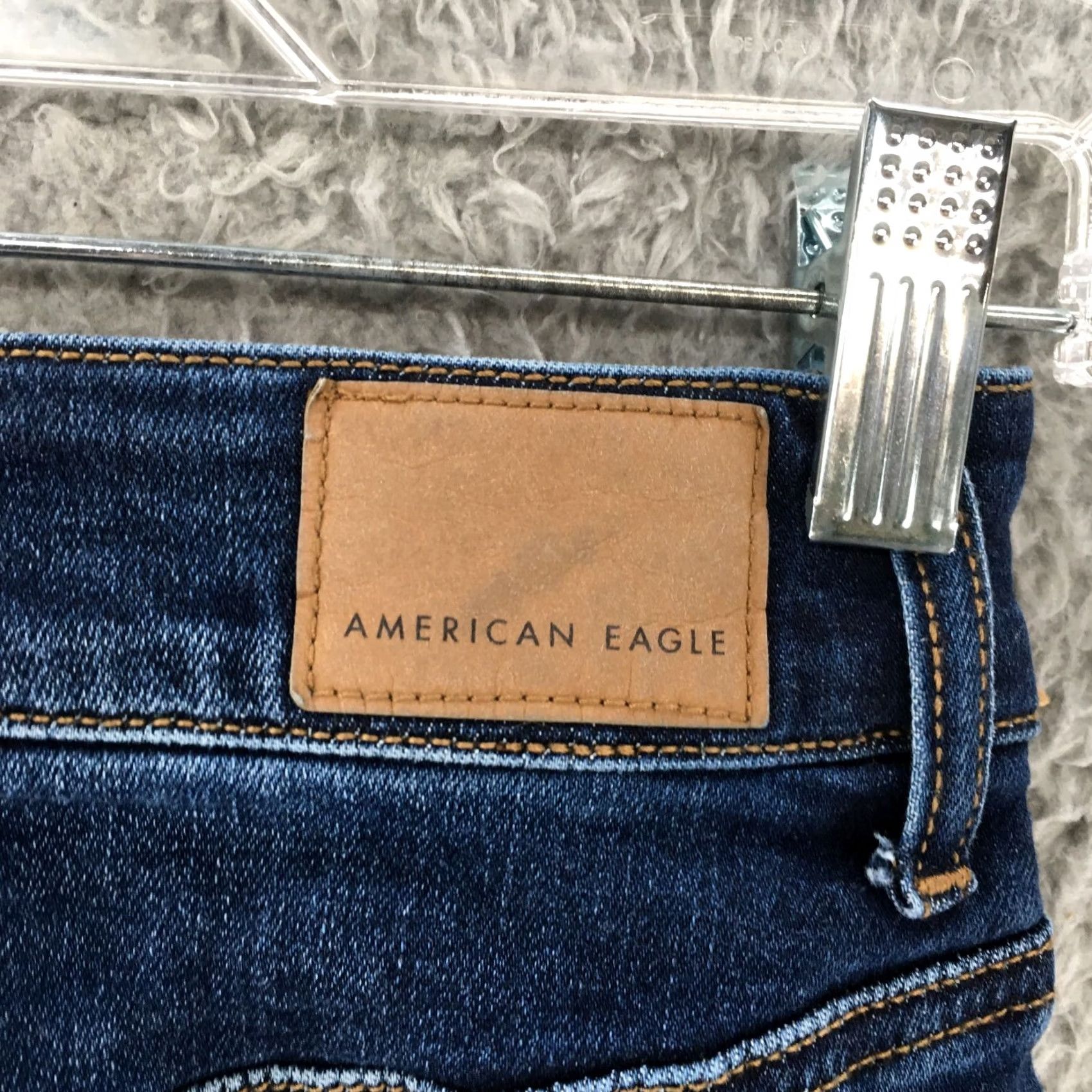 American Eagle Outfitters American Eagle Outfitters Mini Skirt Womens 00 Blue Dark Wash Denim Zip Pocket Pockets Comfort Classic 90s Style? Size 24" / US 00 / IT 34 - 7 Thumbnail
