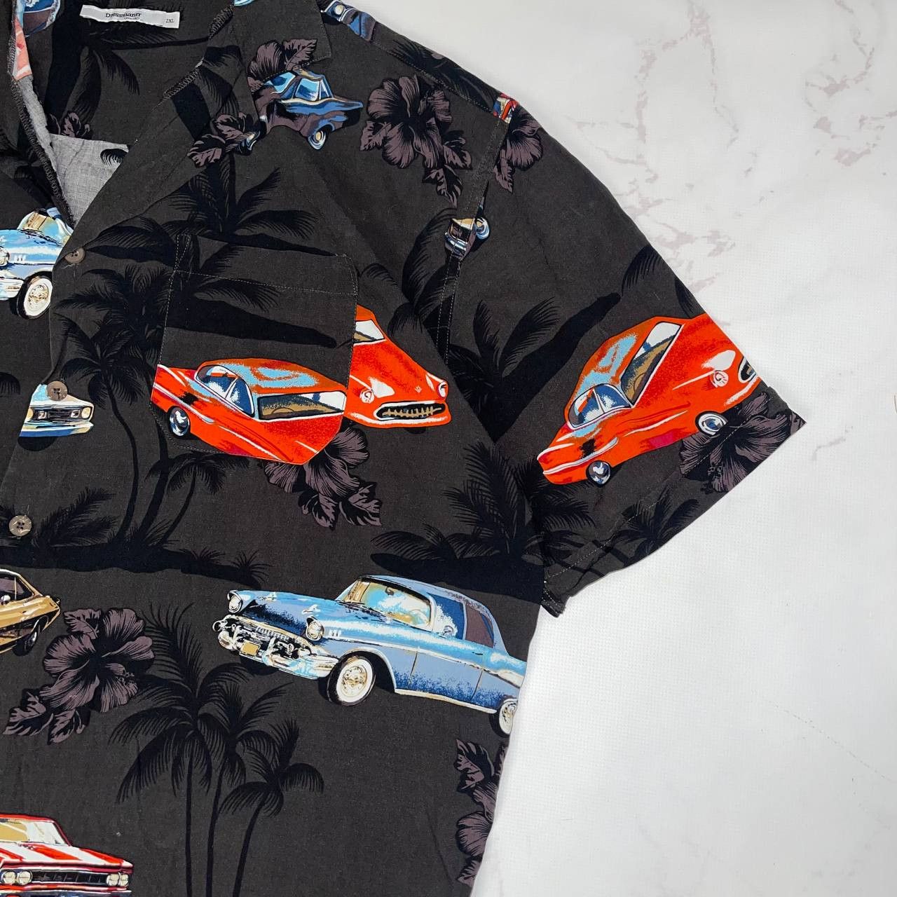 Vintage Shirt Hawai Shirt Print Cars Short sleeve Size XXL Baggy Size US XXL / EU 58 / 5 - 4 Thumbnail