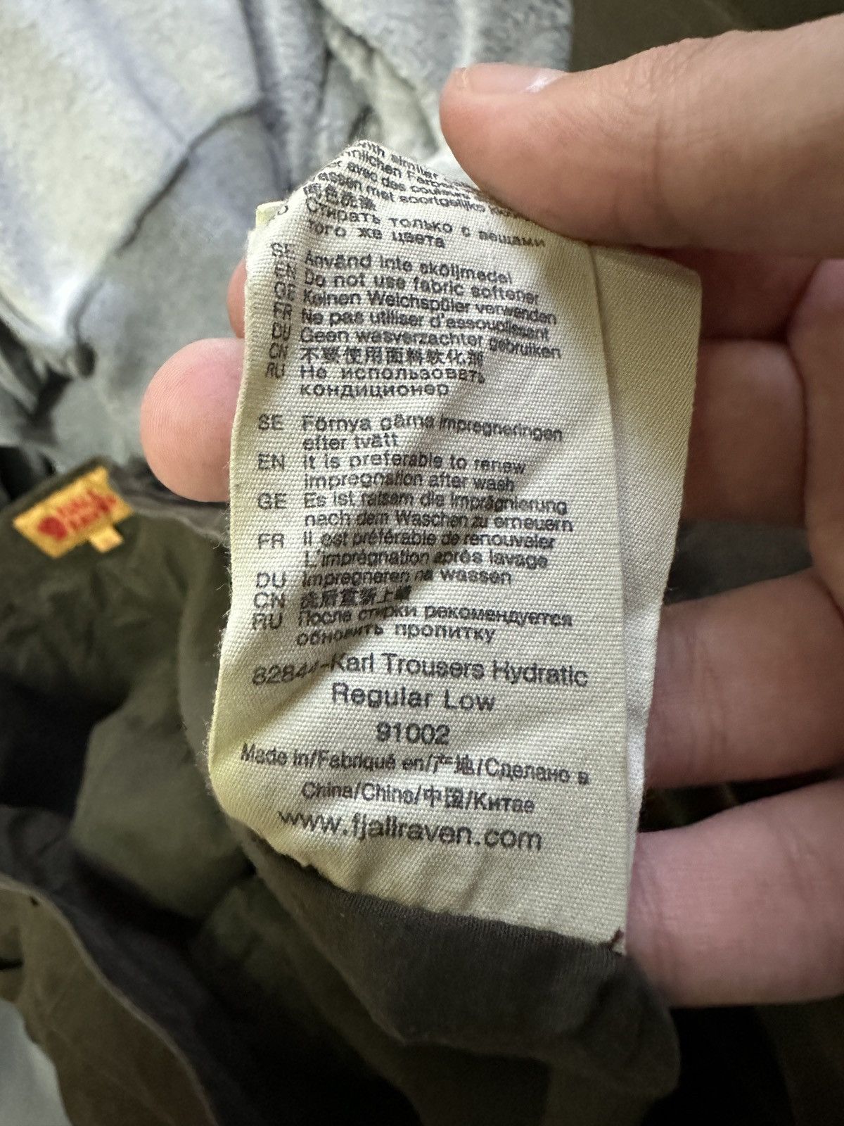Fjallraven Fjallraven Karl Hydratic G-1000 Heavy Pants Dark Green 54 Size US 38 / EU 54 - 15 Thumbnail