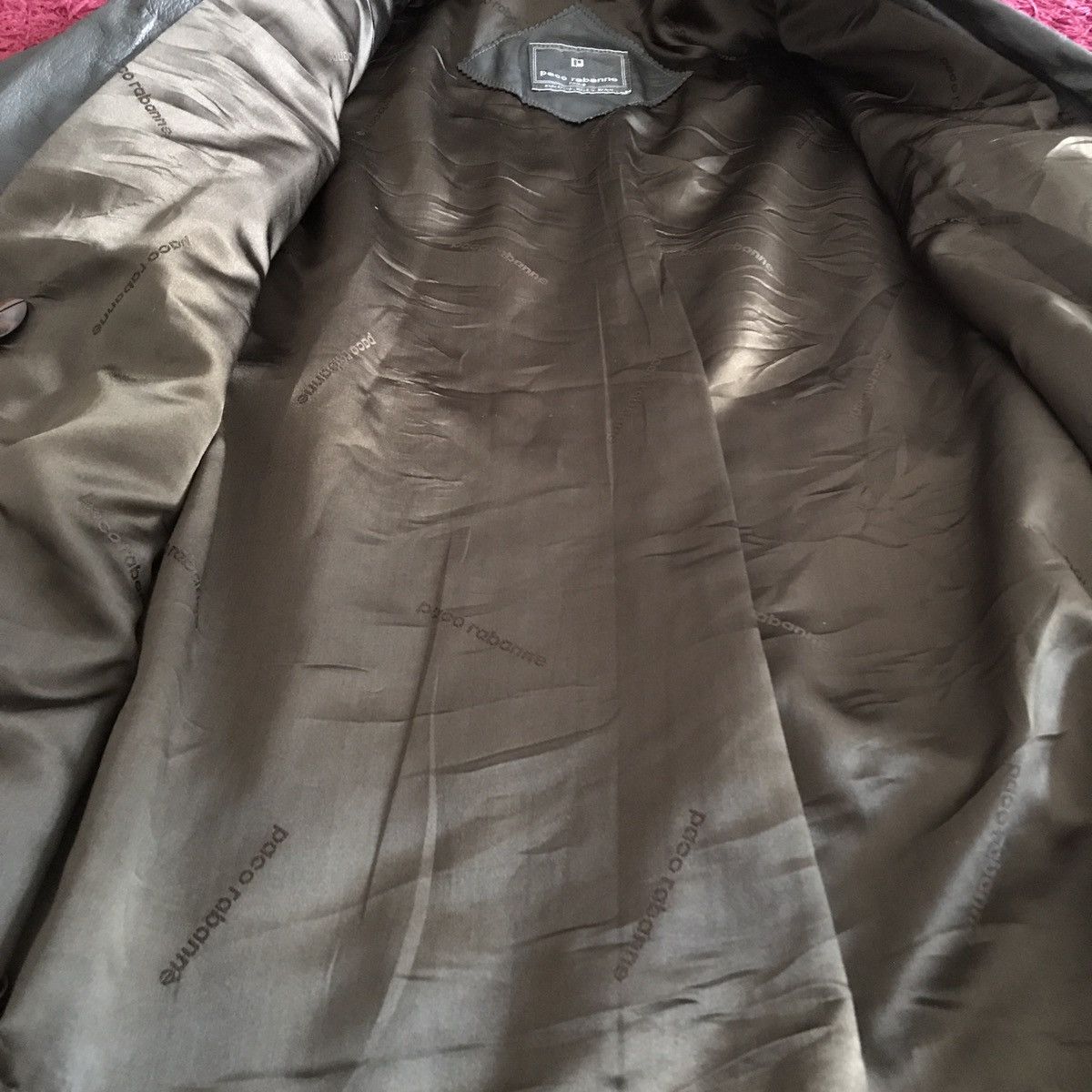 Genuine Leather × Vintage Vintage paco rabanne leather jacket Size US M / EU 48-50 / 2 - 6 Thumbnail