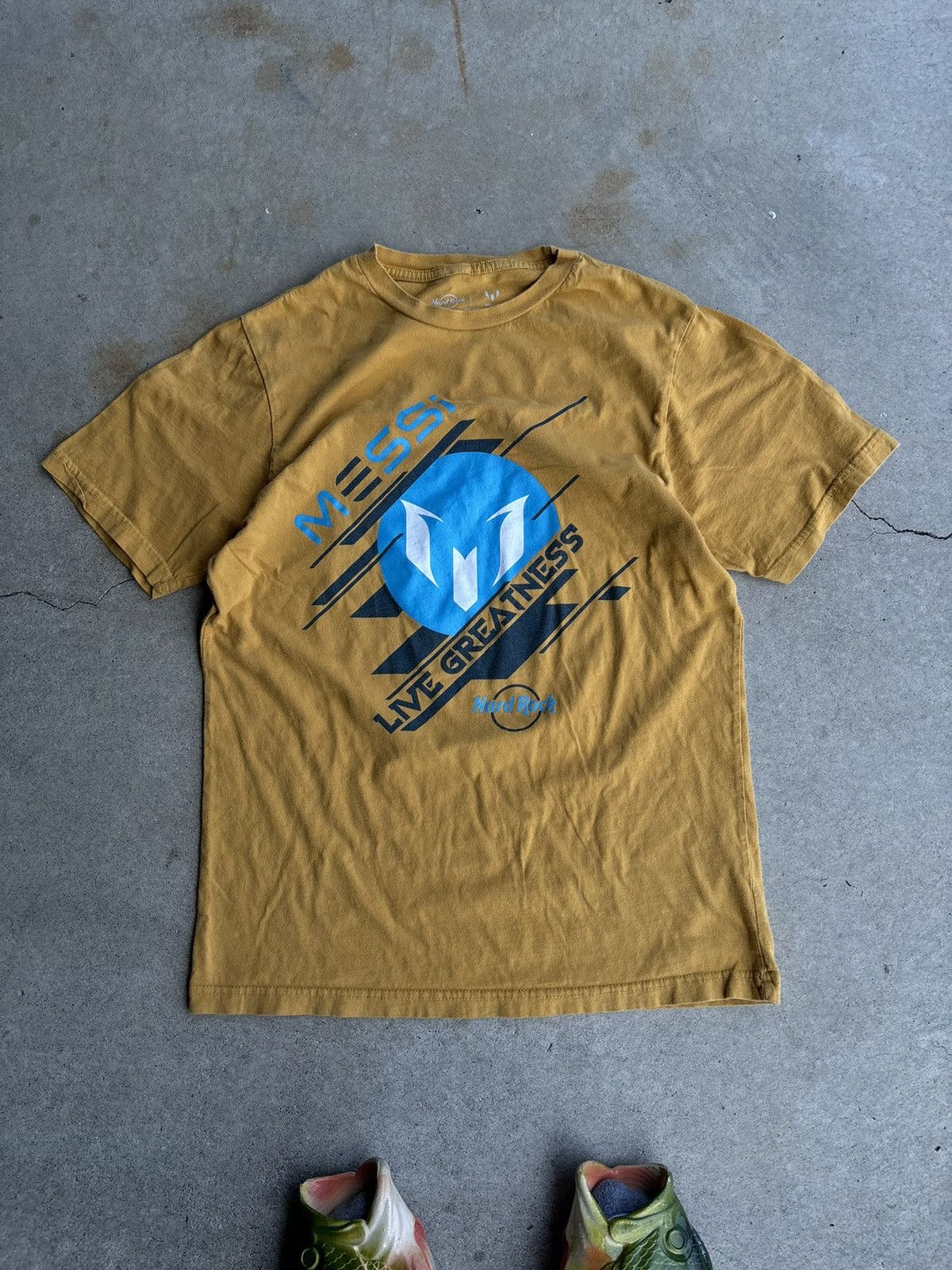 Hard Rock Cafe × Vintage Crazy Lionel Messi Hard Rock Cafe Miami Promo Boxy Tee Size US M / EU 48-50 / 2 - 1 Thumbnail
