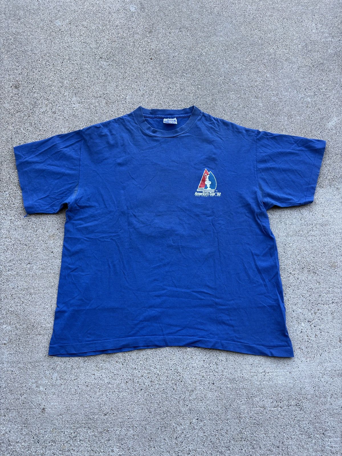 Trench USA Vintage 1992 Trench USA “American’s Cup SD” T-Shirt Size XL Size US XL / EU 56 / 4 - 2 Thumbnail