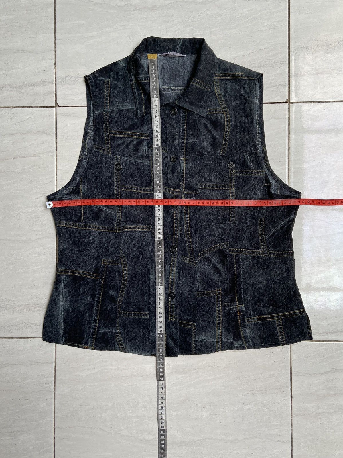 Designer × Japanese Brand BARMARNE Black Vest Size US M / EU 48-50 / 2 - 2 Thumbnail