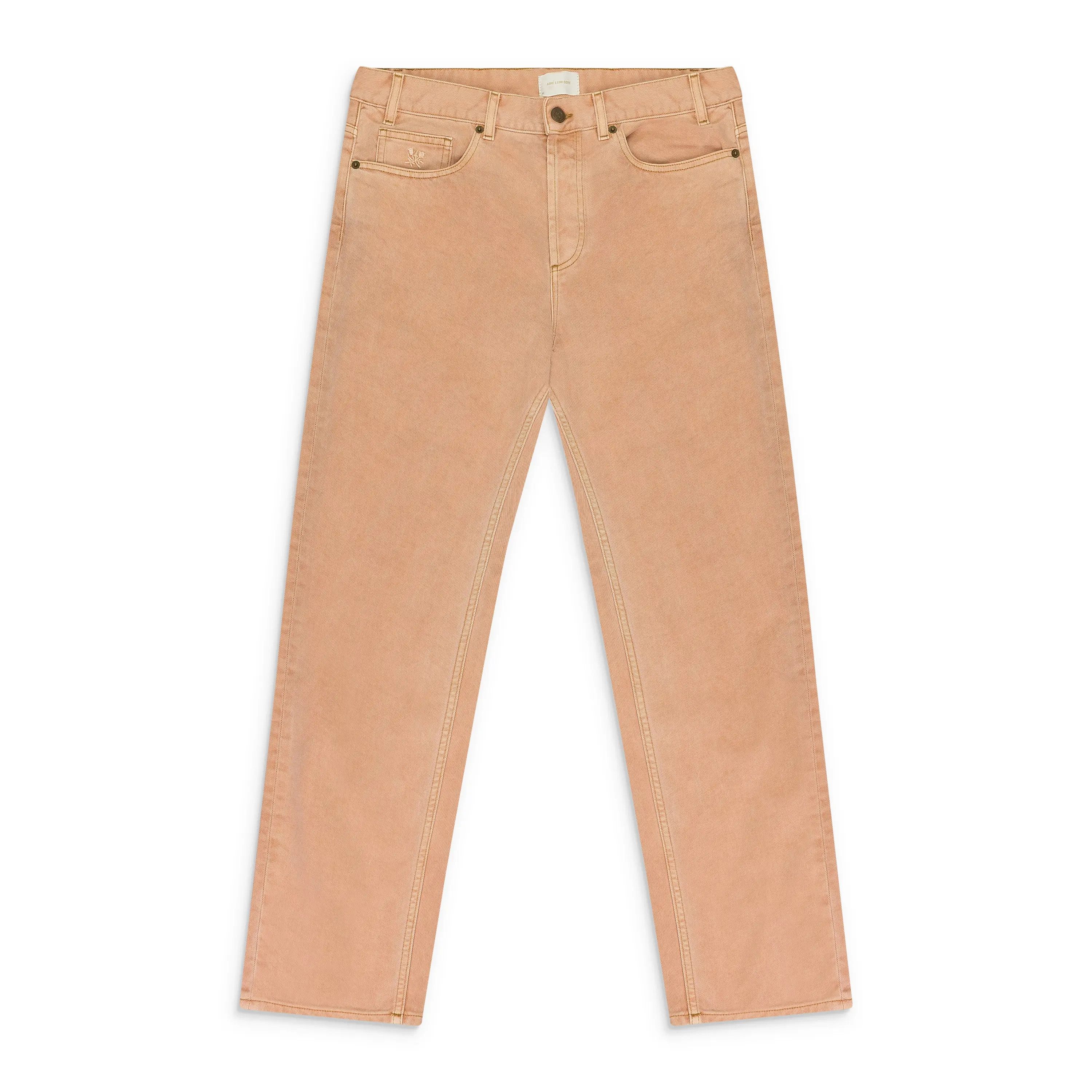Aime Leon Dore o1mle0126 Garment Dyed 5-Pocket Denim Jeans in Peach Beige Size US 32 / EU 48 - 1 Thumbnail