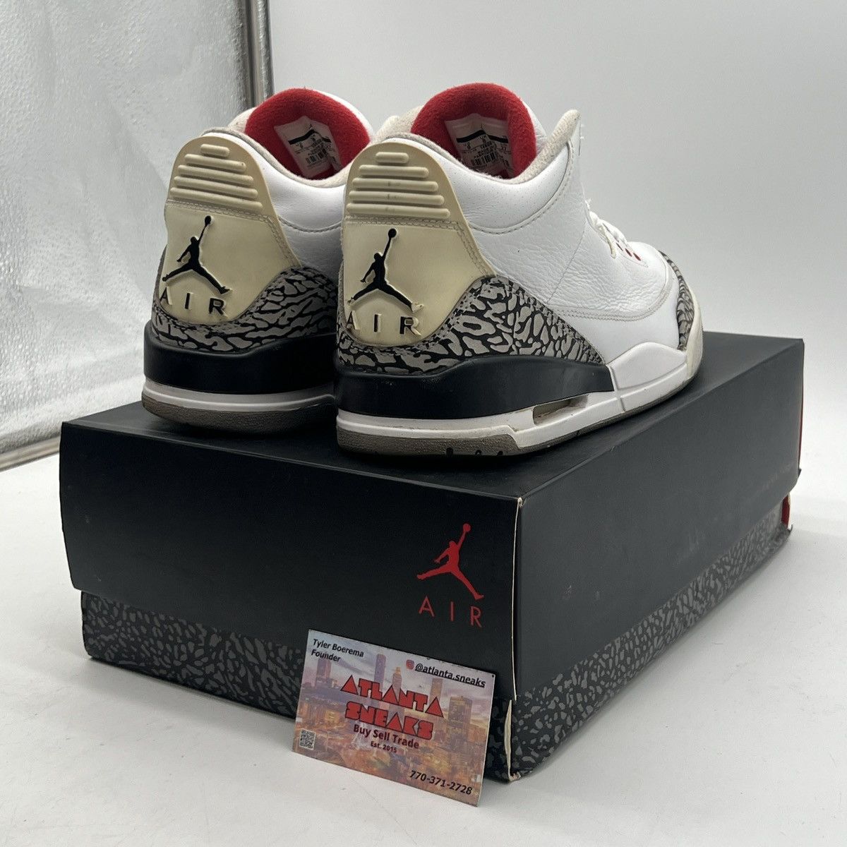 Jordan Brand Air Jordan 3 white cement Size US 9 / EU 42 - 5 Thumbnail