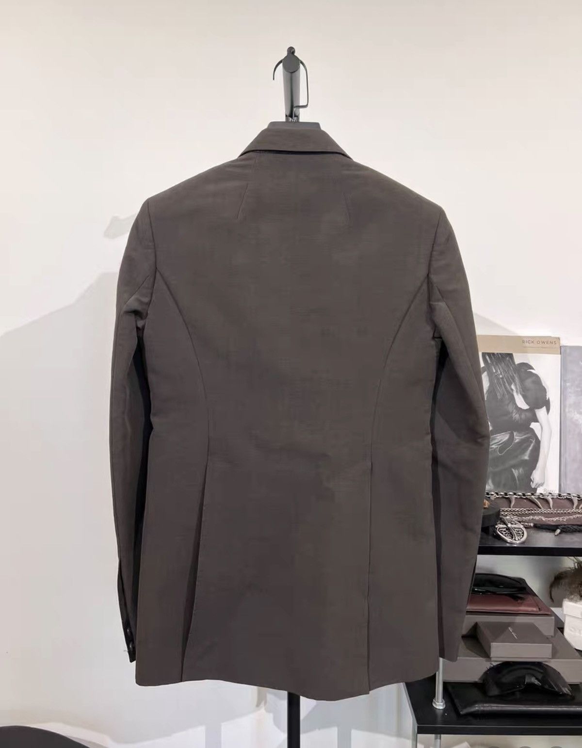 Rick Owens Rick Owens Brown Wool Blazer Size US M / EU 48-50 / 2 - 2 Thumbnail