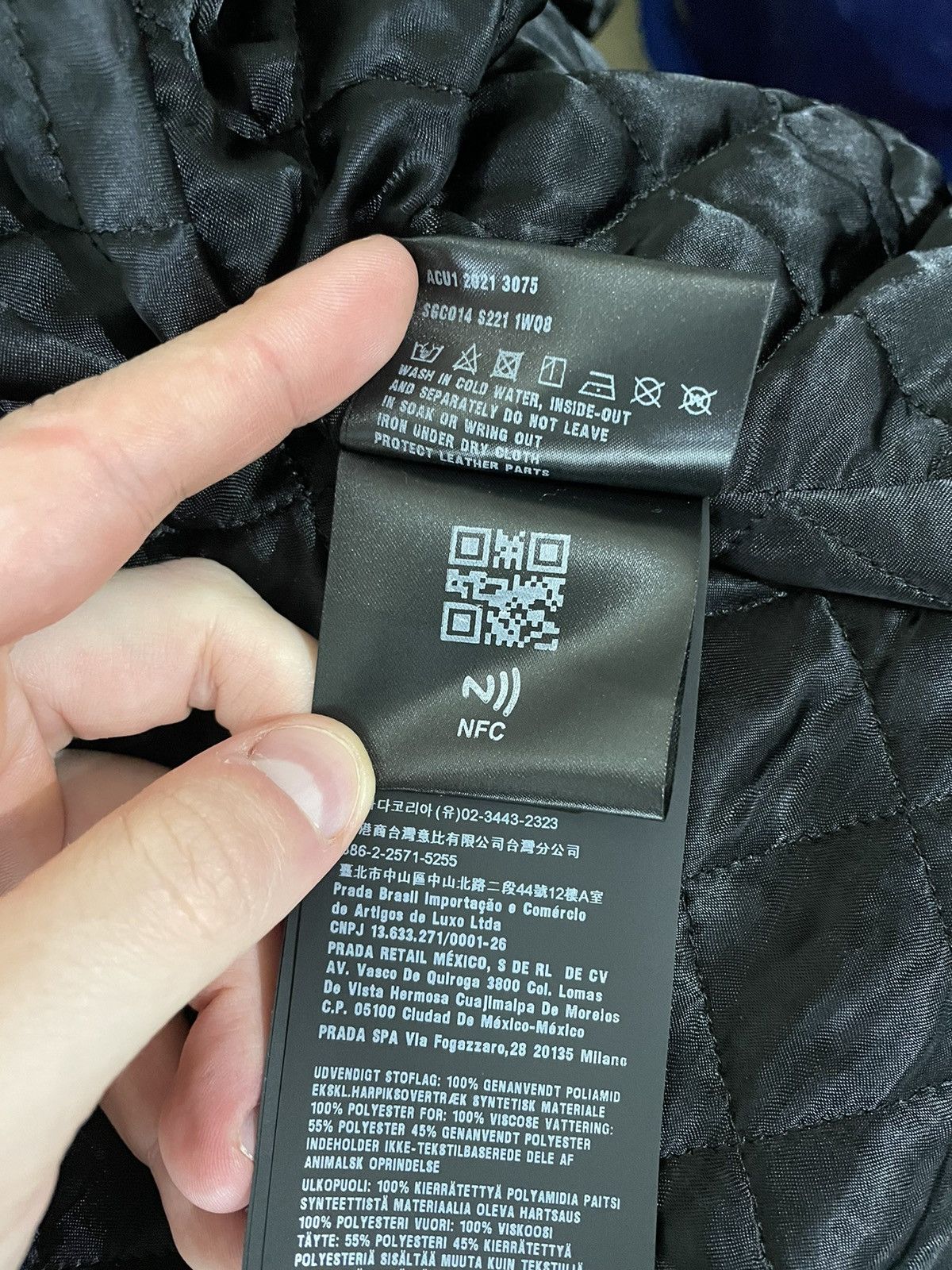 Prada Prada Re-Nylon Biker / Motorcycle Jacket Size US XL / EU 56 / 4 - 11 Thumbnail