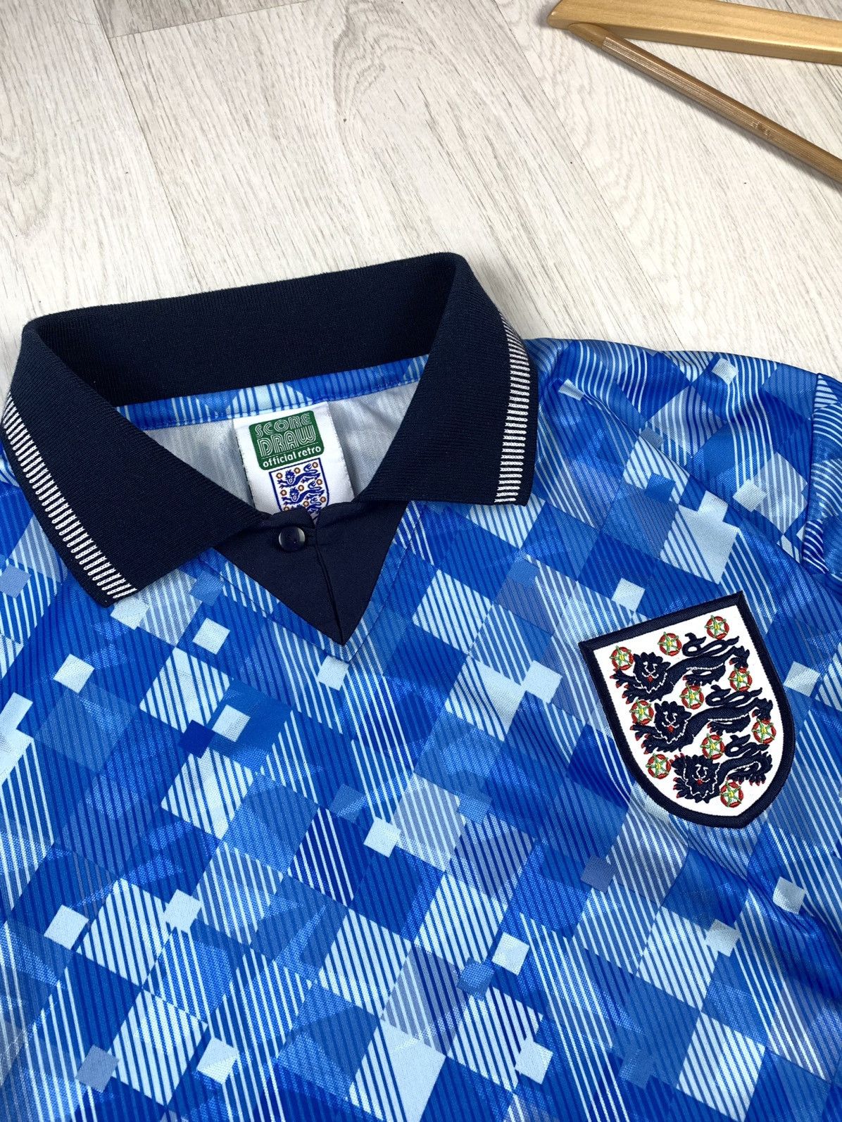 Other Score Draw England 1990-1992 Third Football Jersey Size S Size US S / EU 44-46 / 1 - 4 Thumbnail