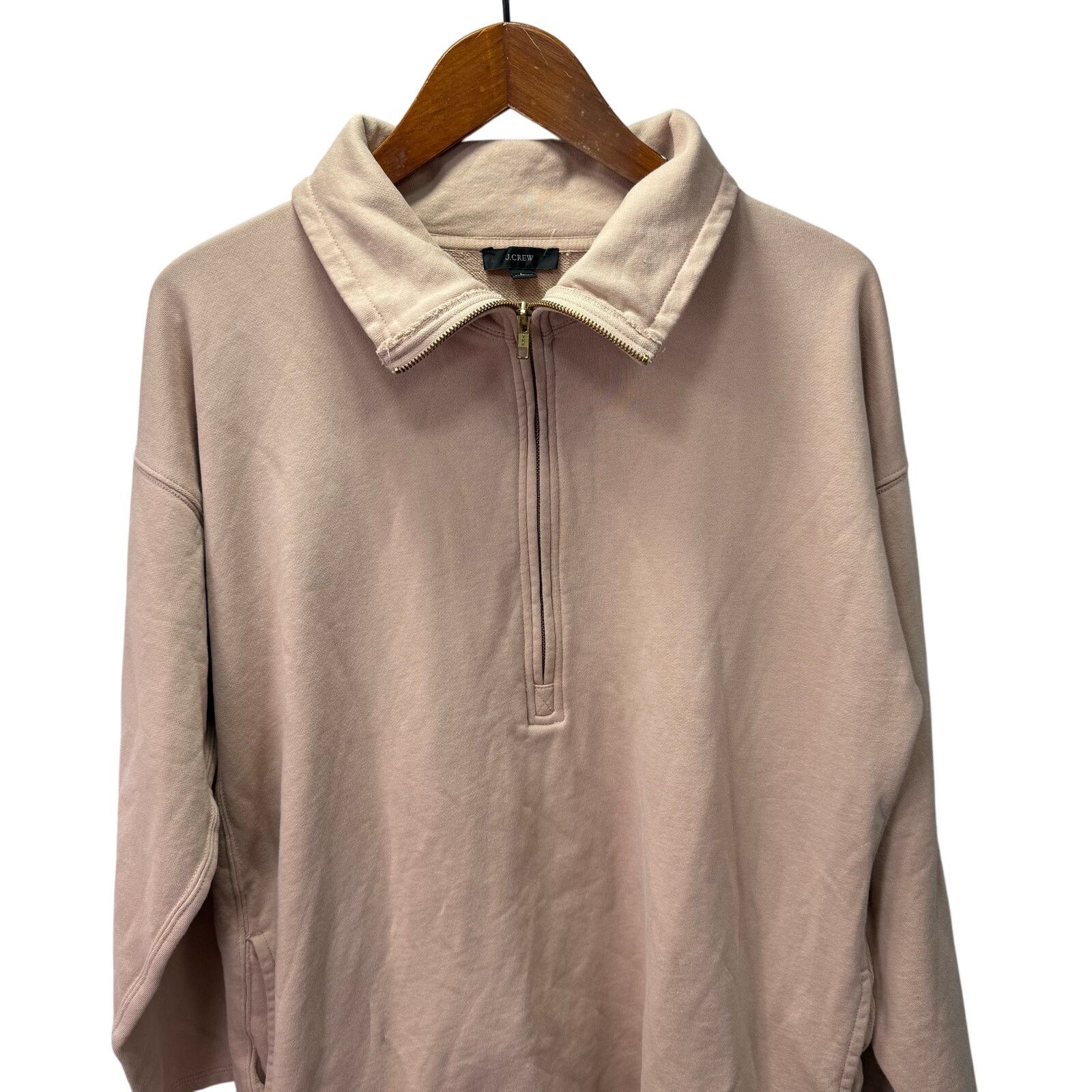 J.Crew J Crew Women's Sweatshirt Pullover sz L Cotton # G709 Size L / US 10 / IT 46 - 4 Thumbnail