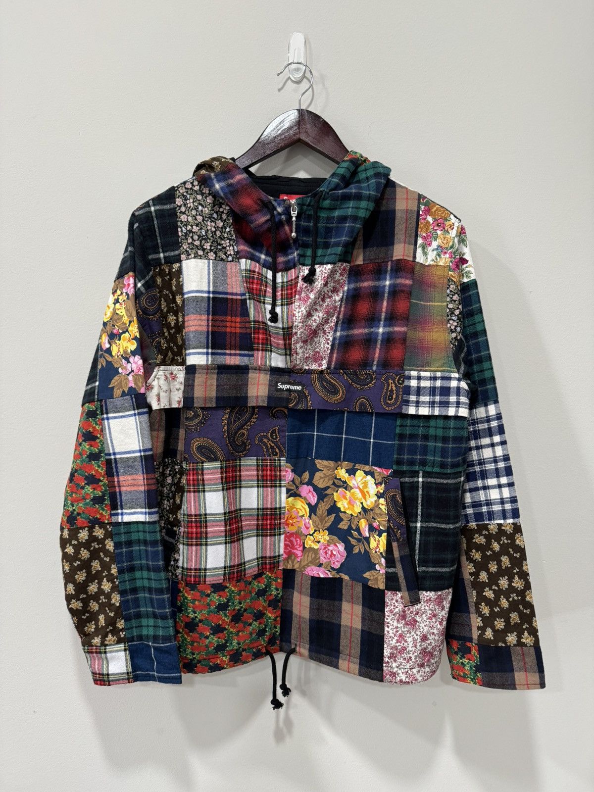 Supreme Patchwork Anorak | Grailed