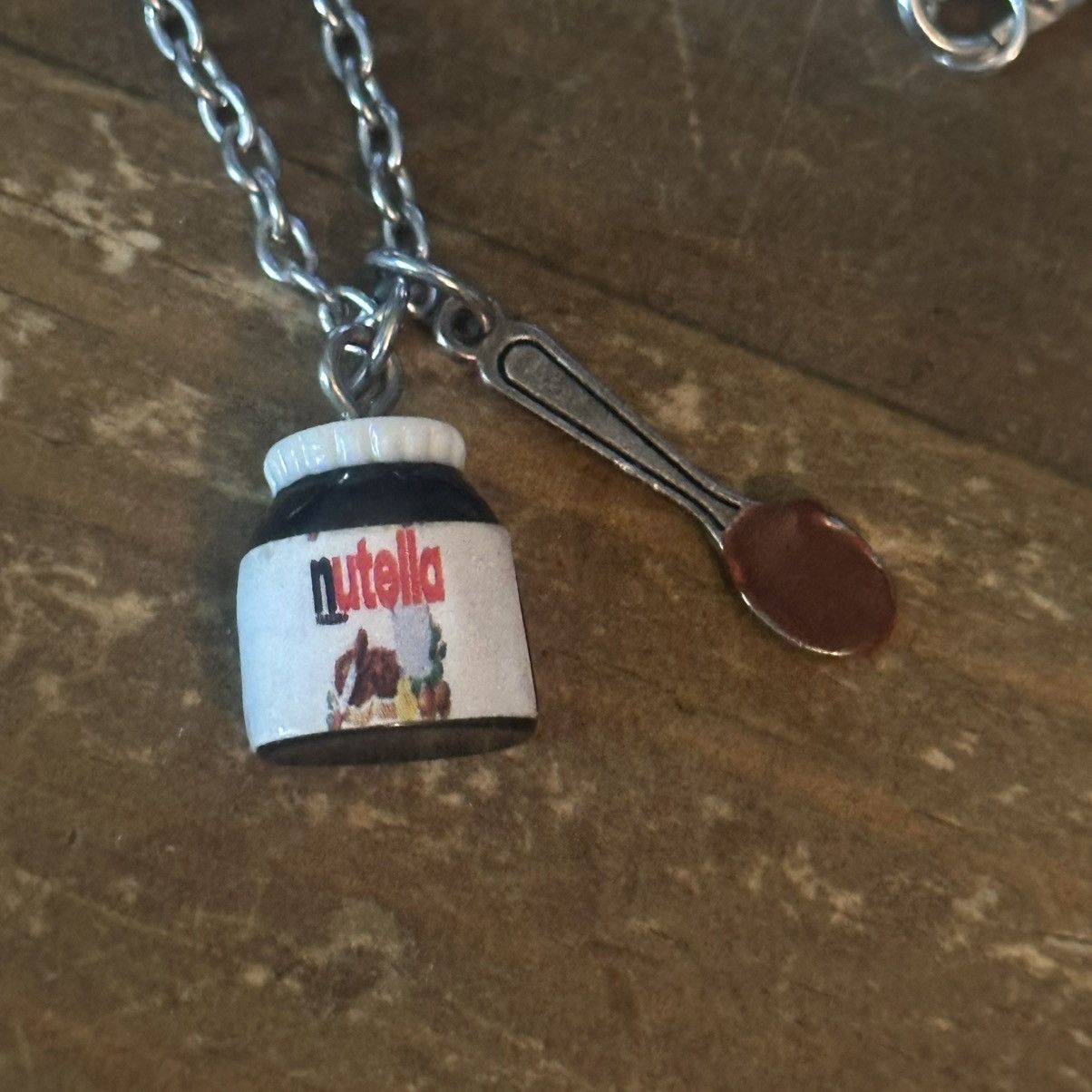 Other Silver tone Nutella charm necklace Size ONE SIZE - 3 Thumbnail
