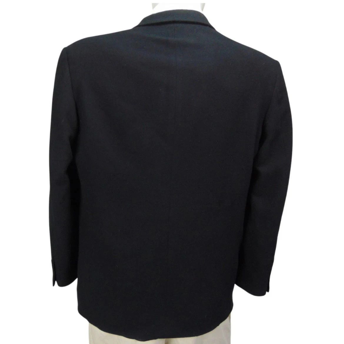 Oscar De La Renta Oscar de la Renta Cashmere Blend Blazer Black 42R Size 42R - 8 Thumbnail