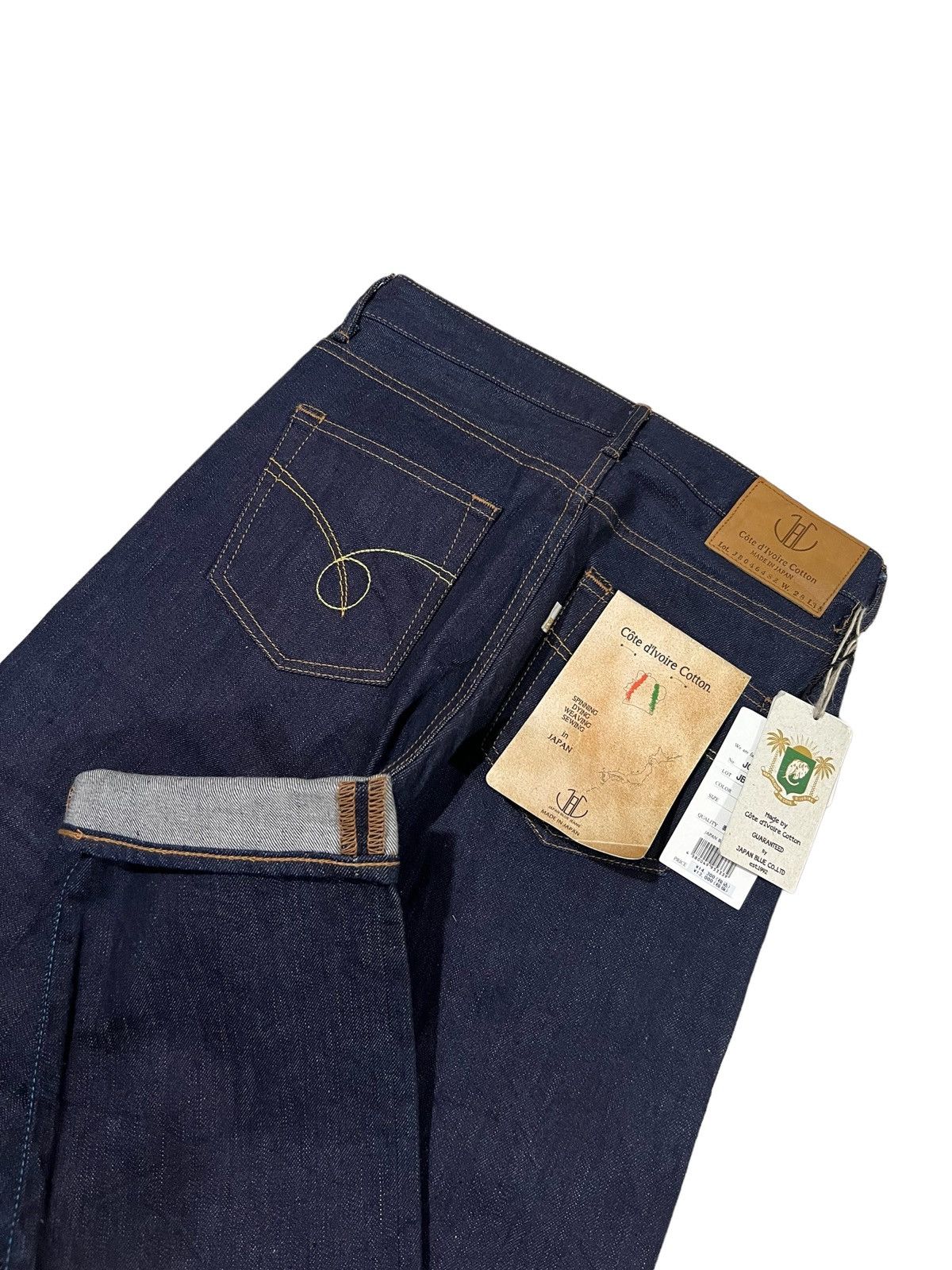 🇯🇵 Exclusive JBJ Samurai Cote d'Ivoire Indigo Cotton Denim