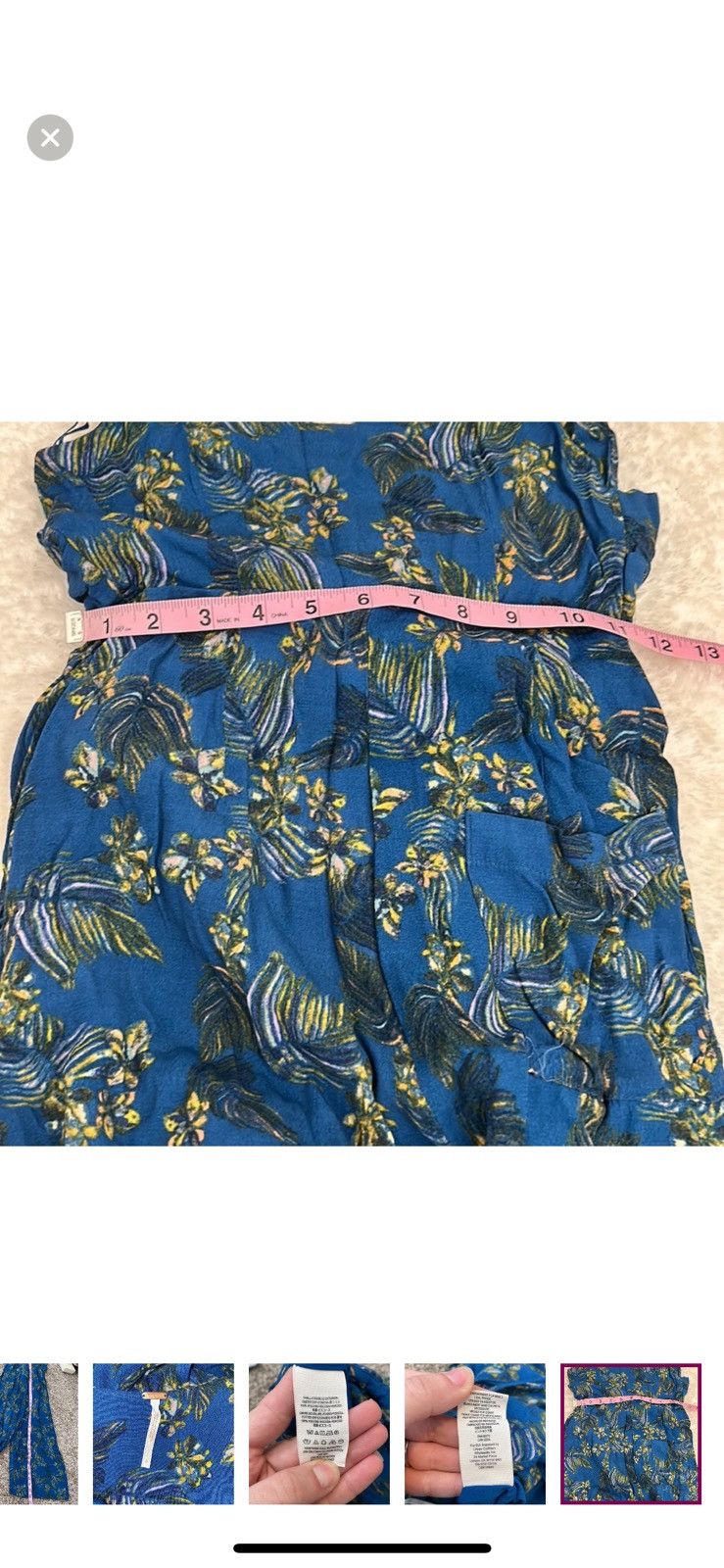 Free People Free people hot tropics jumpsuit size 0 Size 25" / US 0 / IT 36 - 11 Thumbnail