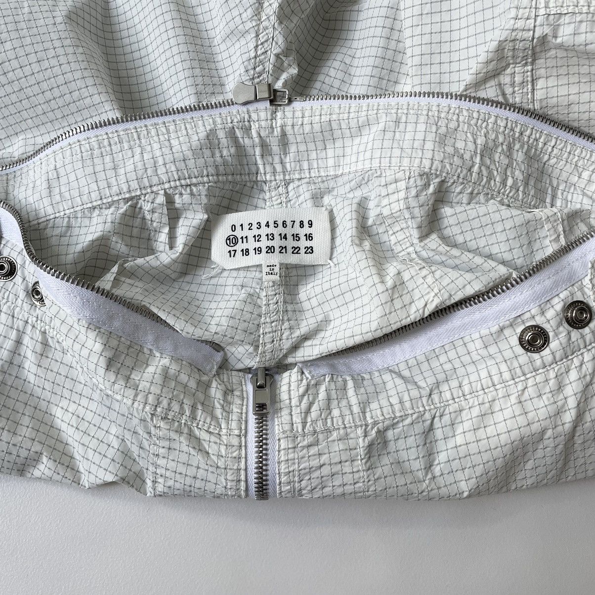 Maison Margiela S/S 19 Grid Check Nylon Flight Suit / Boiler Suit Size US S / EU 44-46 / 1 - 21 Thumbnail