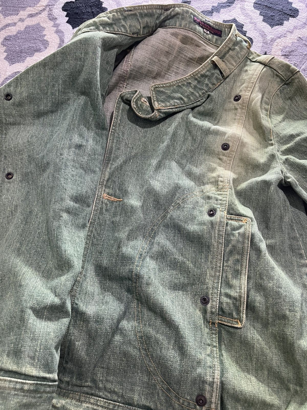 PPFM 2000s put on parcae’s clothing denim jacket Size US M / EU 48-50 / 2 - 4 Thumbnail