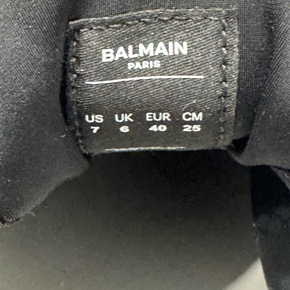 Balmain Balmain Unicorn Neoprene & RubberizedLeather Layered Sneaker Size US 7 / EU 40 - 7 Thumbnail