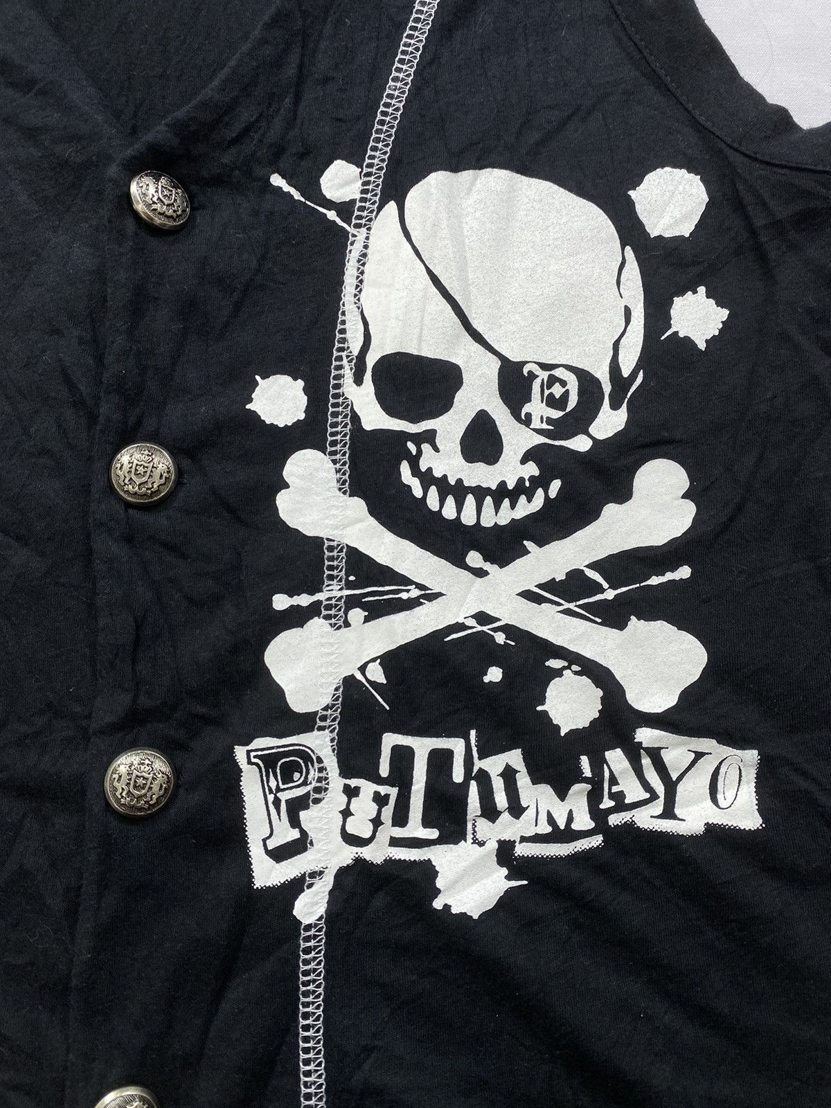Japanese Brand gothic skull Putumayo fur hoodie shortsleeve ifsix lgb style Size US S / EU 44-46 / 1 - 4 Thumbnail