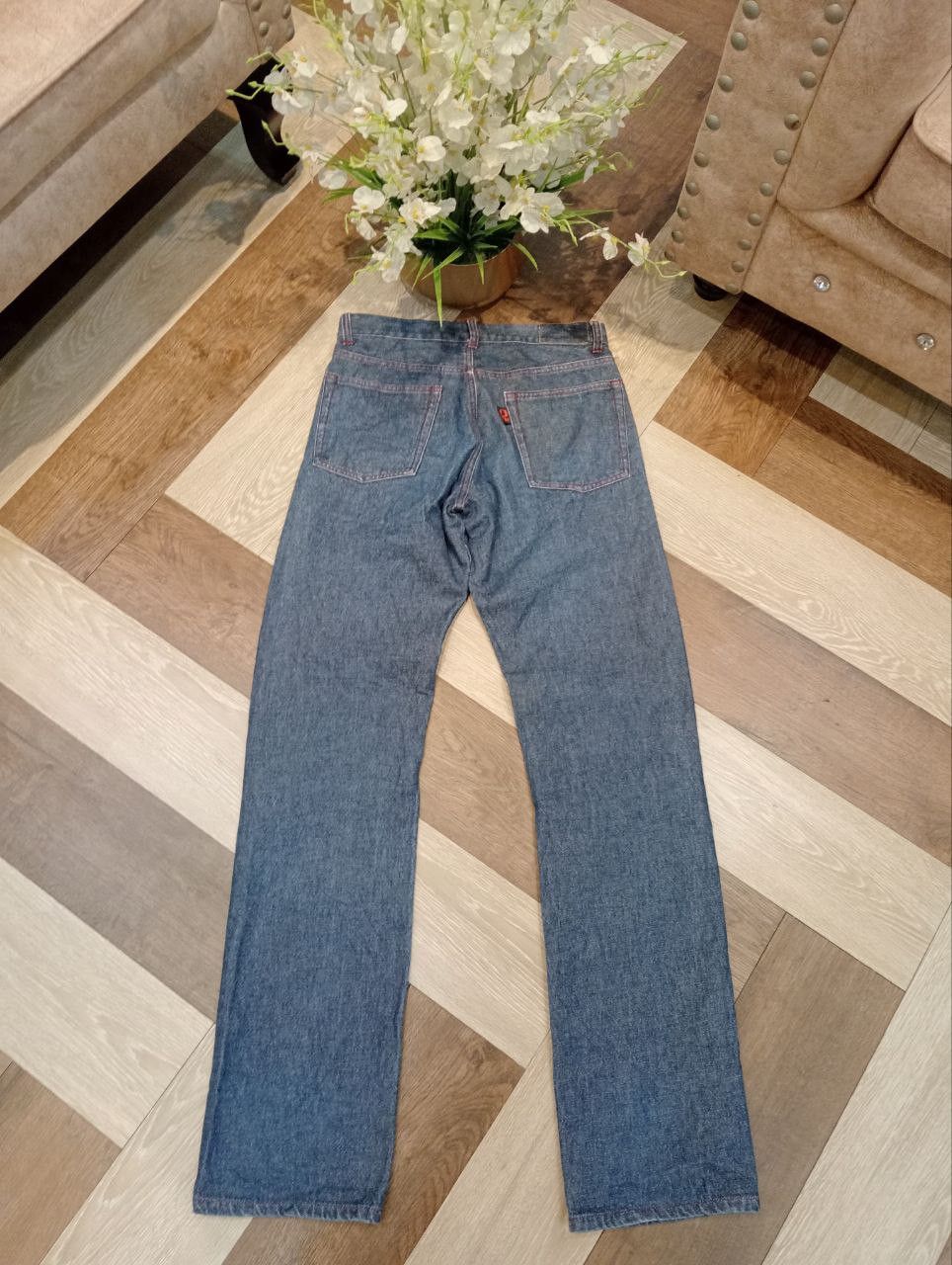 291295=Homme 291295 HOMME JAPAN 7 POCKET DENIM JEANS - SIZE 1 BLUE Size US 29 - 9 Thumbnail