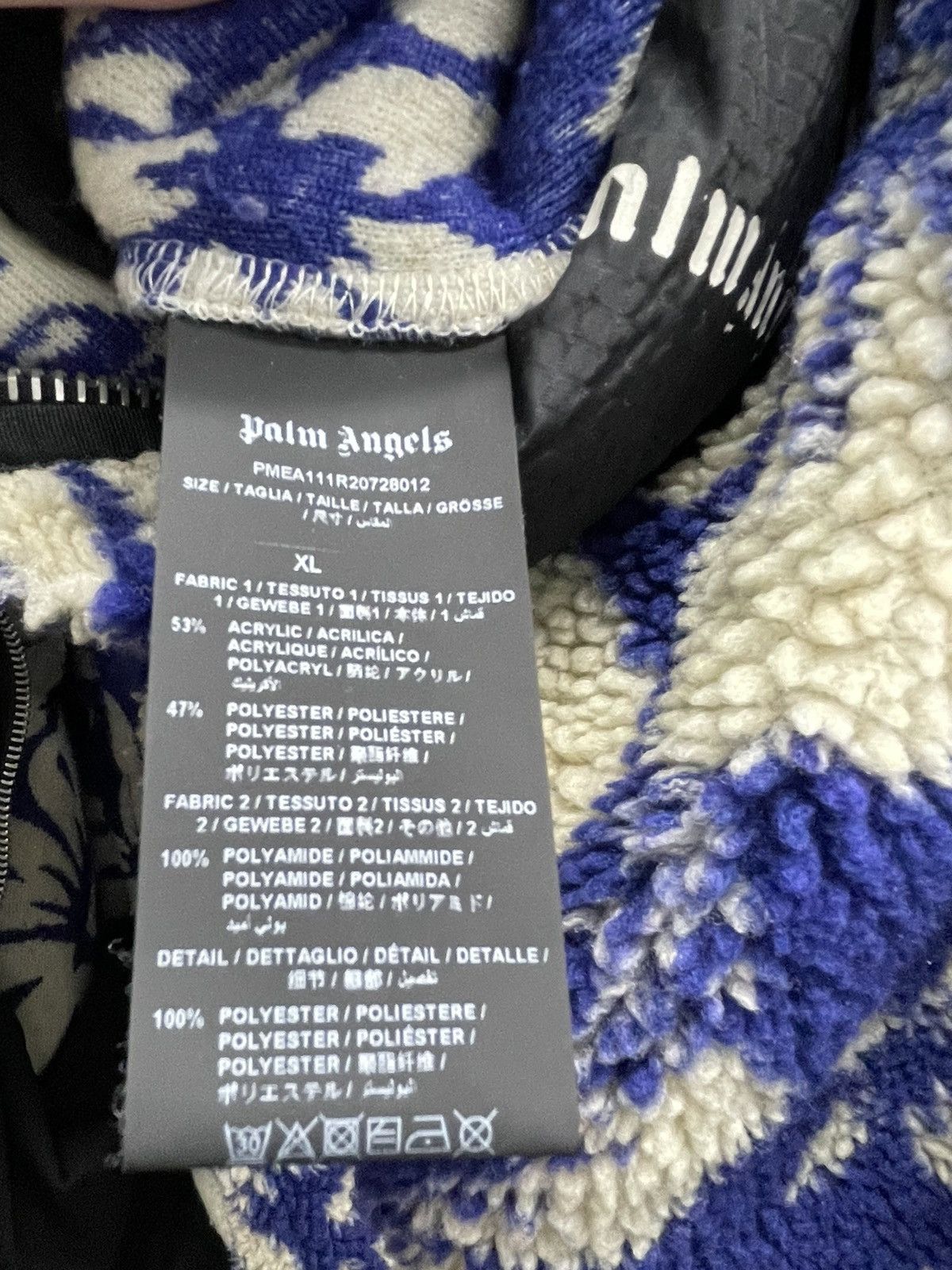 Palm Angels Palm Angles Print Fleece Size US XL / EU 56 / 4 - 5 Thumbnail