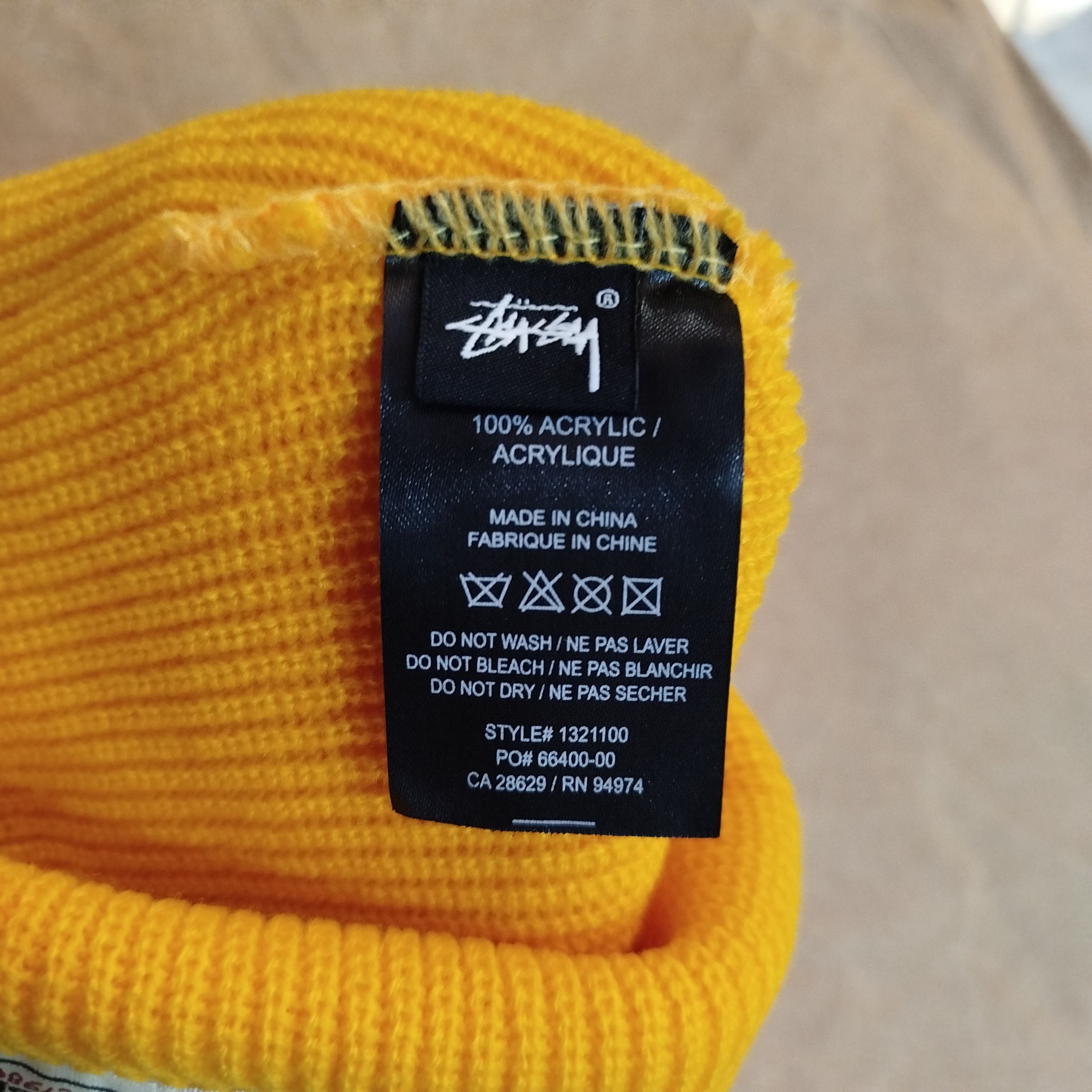 Stussy STUSSY WORKGEAR WAFFLE CUFF BEANIE Size ONE SIZE - 4 Thumbnail