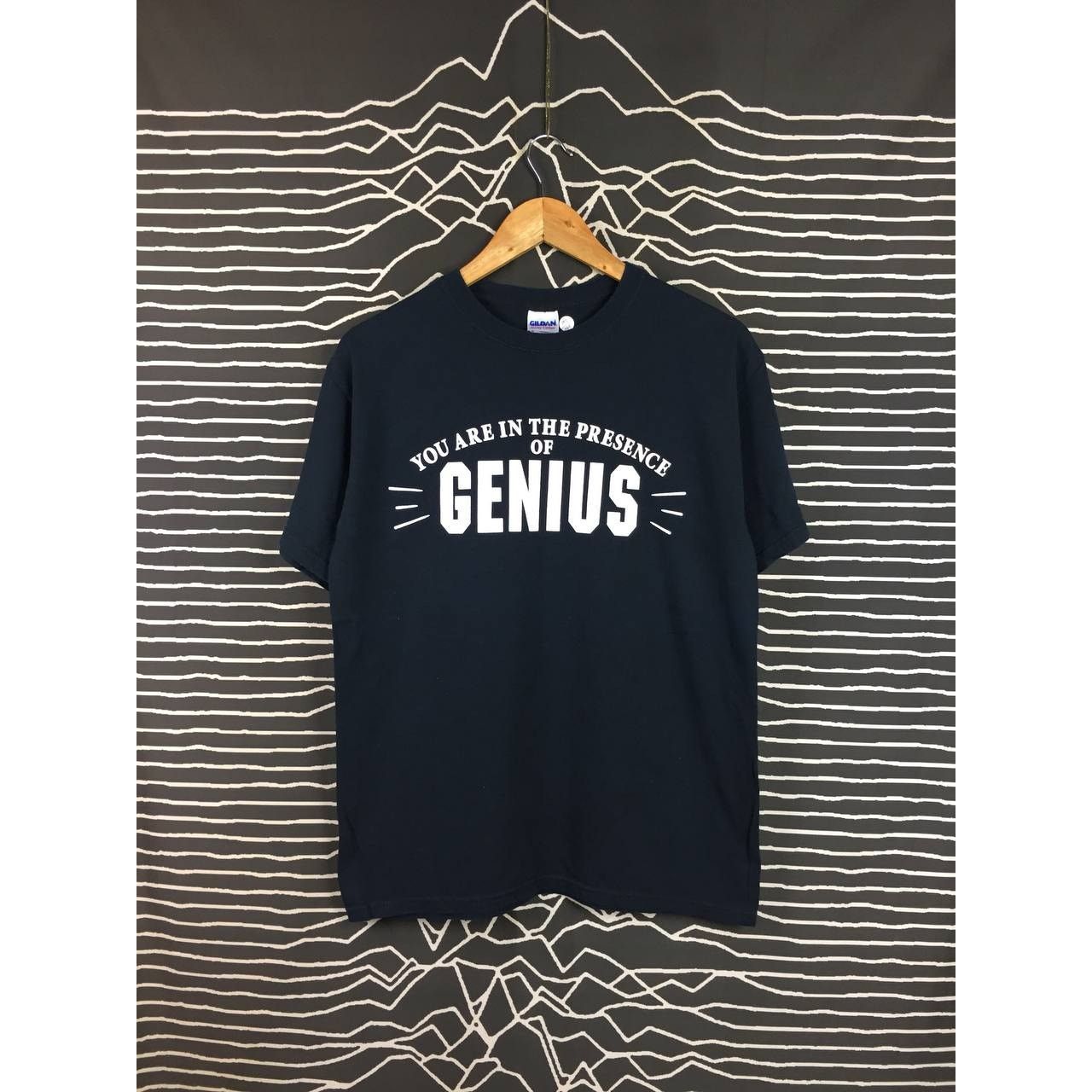 Gildan You Are In The Presence Of Genius Funny Quote Graphic Tee Size US M / EU 48-50 / 2 - 2 Thumbnail