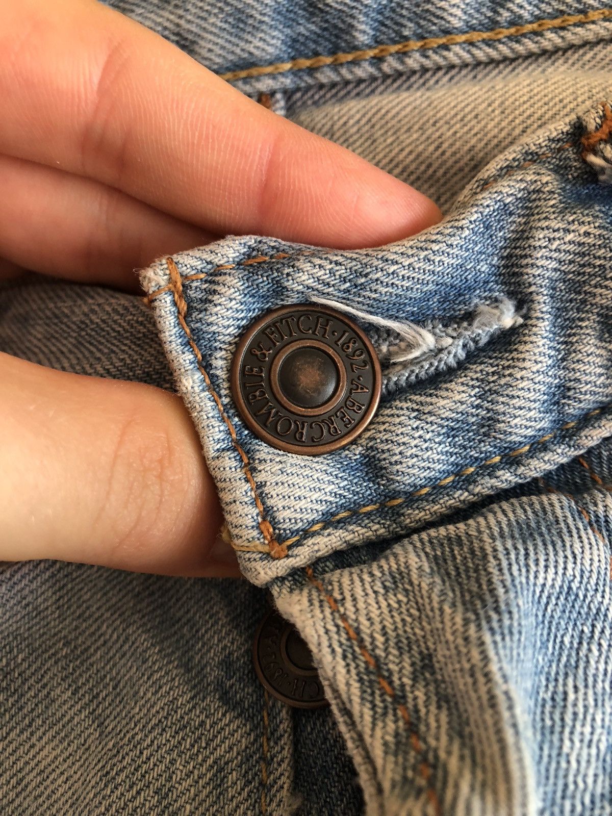 Abercrombie & Fitch ABERCROMBIE & FITCH SKINNY VINTAGE DENIM QUALITY JEANS PANTS Size US 31 - 4 Thumbnail
