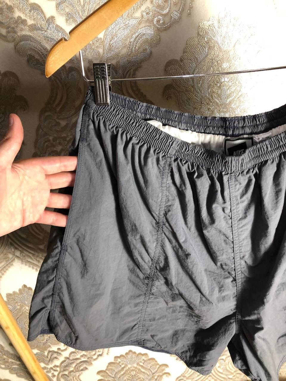 Nike × Vintage VERY RARR NIKE CHALLENGE COURT NYLON SHORTS DRILL RETRO 90s Size US 36 / EU 52 - 4 Thumbnail