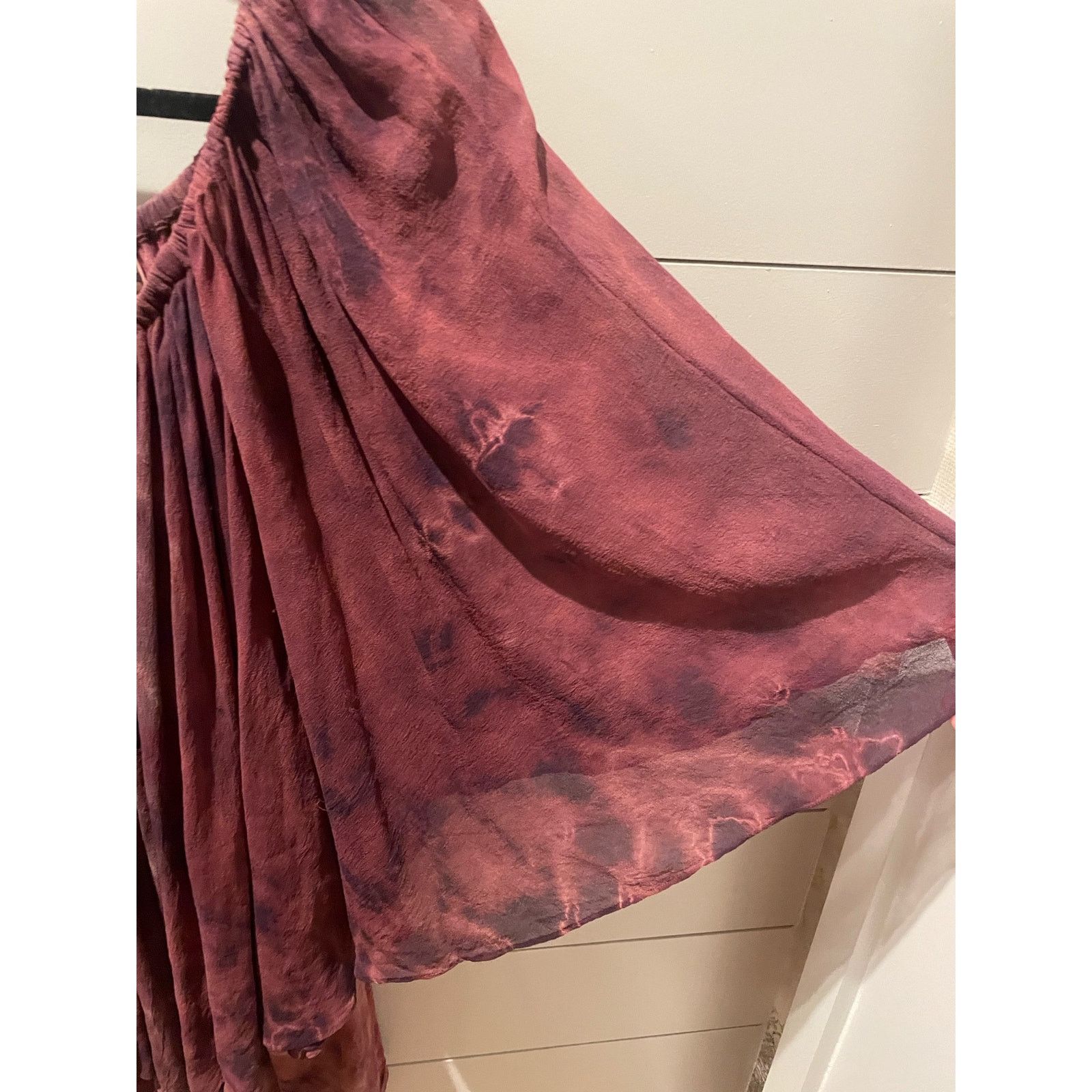 Young Fabulous & Broke YFB Silk&Modal Tie-Dyed Draped Mini, S Size S / US 4 / IT 40 - 4 Thumbnail