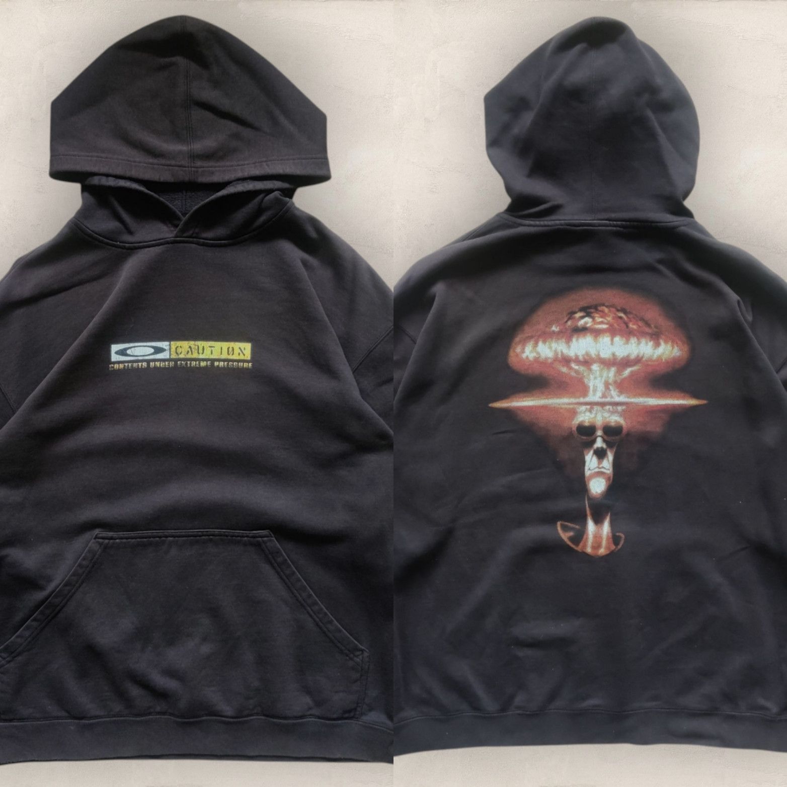 Oakley Vtg Oakley Software 'Mad Scientist ' Hoodie Over The Top