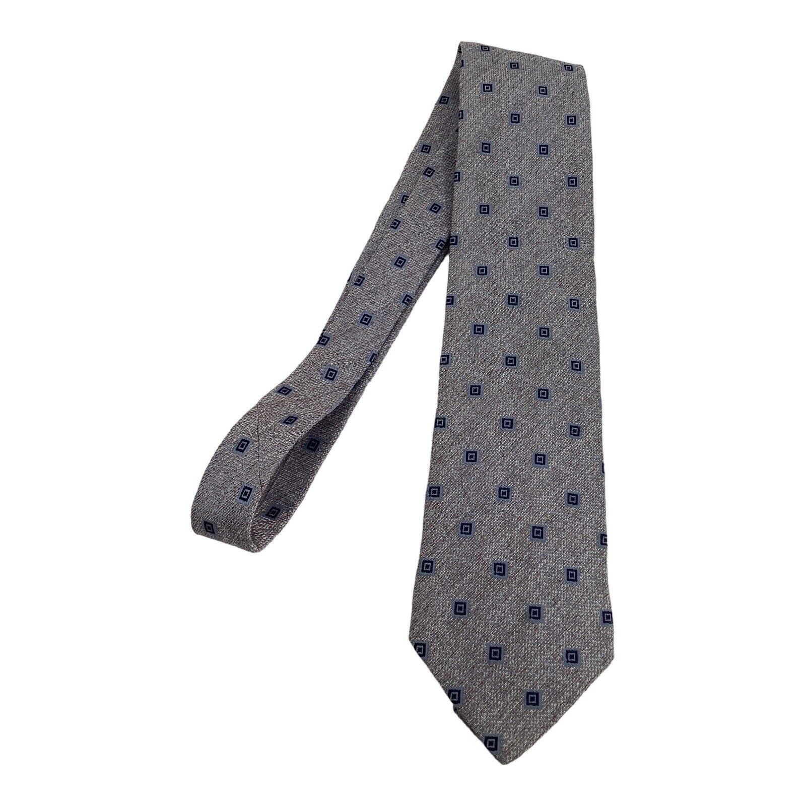 Missoni MISSONI Gray Geometric Luxury Silk Tie Made In Italy W: 3.6 Size ONE SIZE - 5 Thumbnail