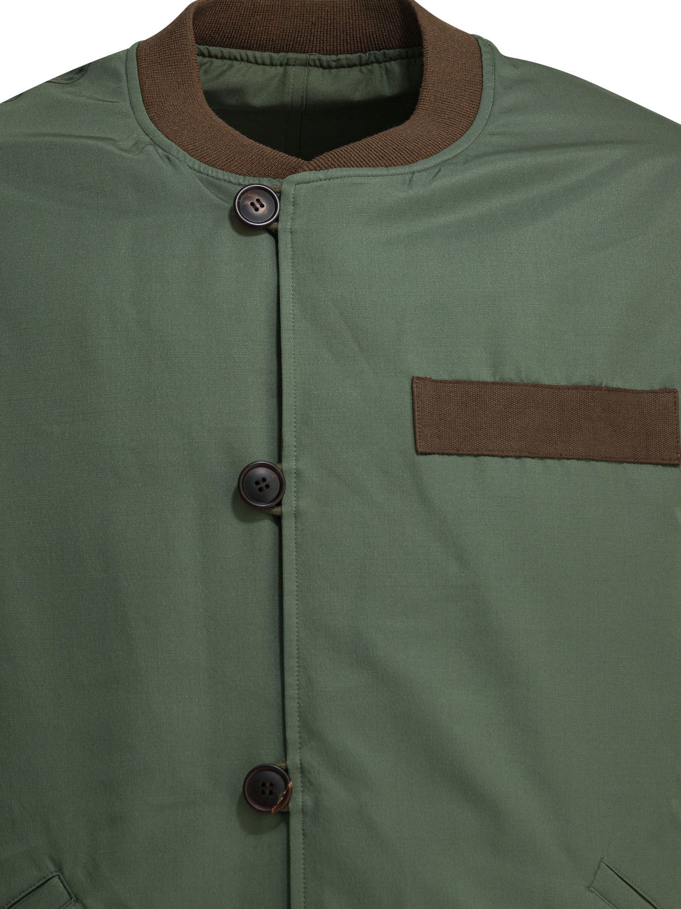 Visvim SS26 Contrast-Trim Button-Up Bomber Jacket Size US L / EU 52-54 / 3 - 5 Thumbnail