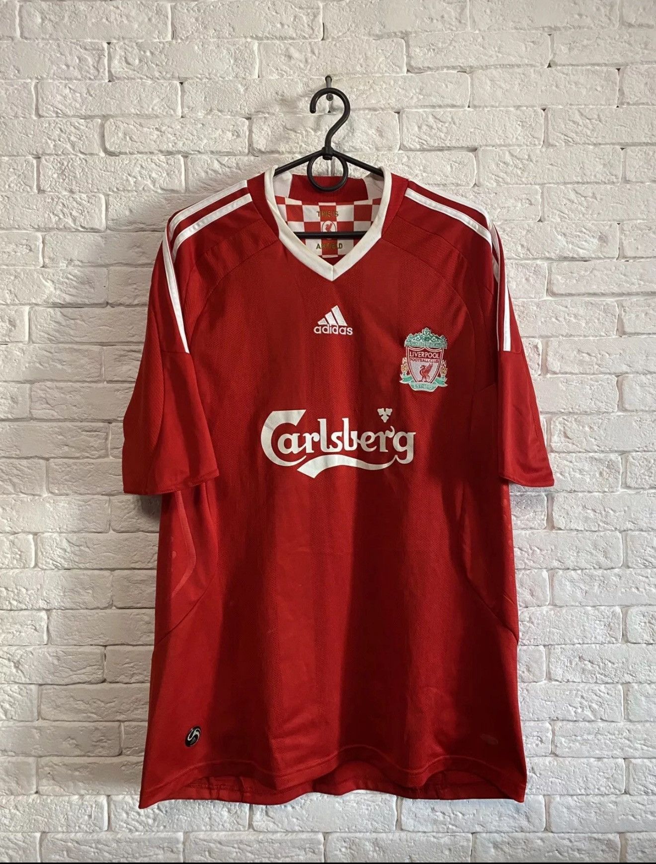 Adidas Adidas Liverpool 08/10 Jersey Home Football Shirt Sz L Size US L / EU 52-54 / 3 - 1 Thumbnail