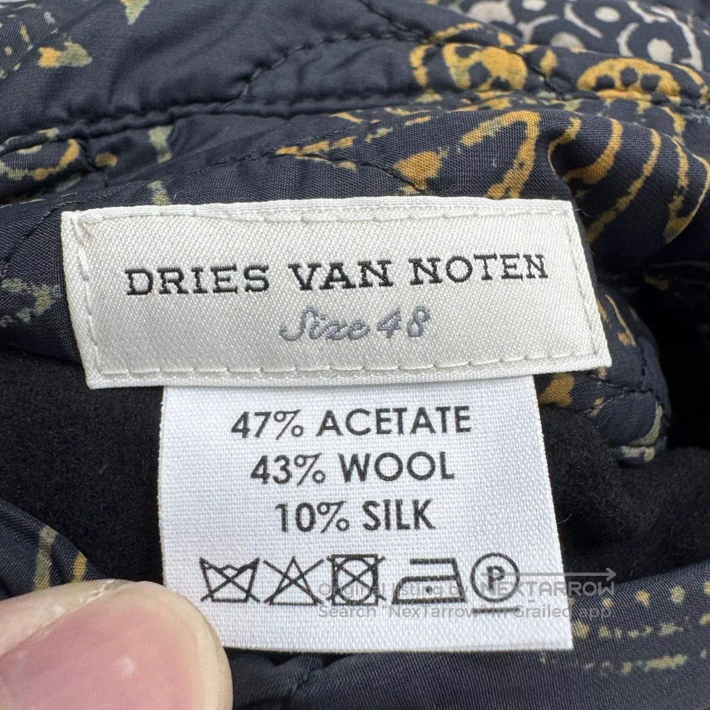 Dries Van Noten Dries Van Noten Reversible Cotton Jacket. Size US M / EU 48-50 / 2 - 3 Thumbnail