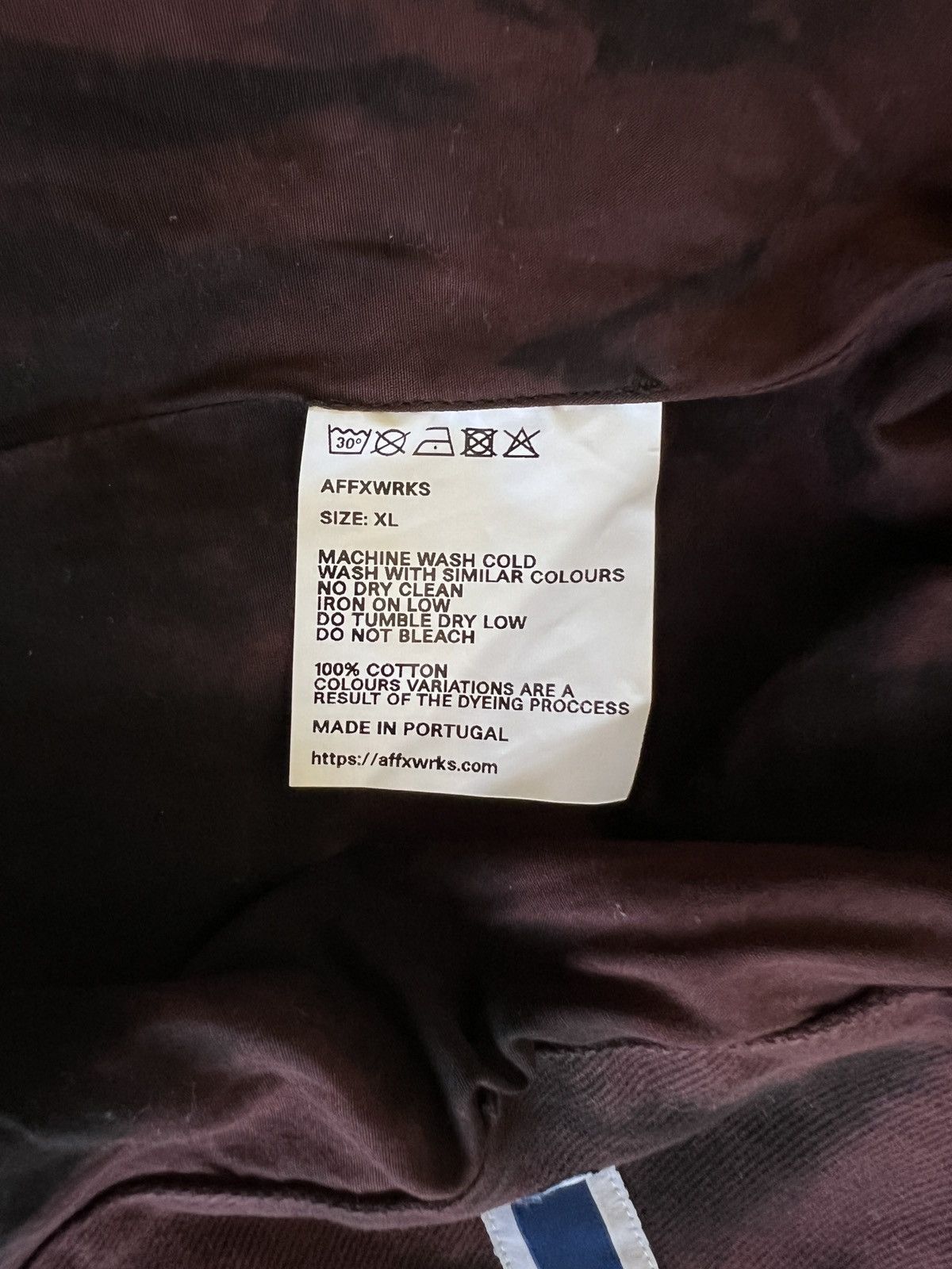 AFFXWRKS AFFIX WORKS (KIKO KOSTADINOV) Dyed Mechanics Jacket Size US XL / EU 56 / 4 - 14 Thumbnail