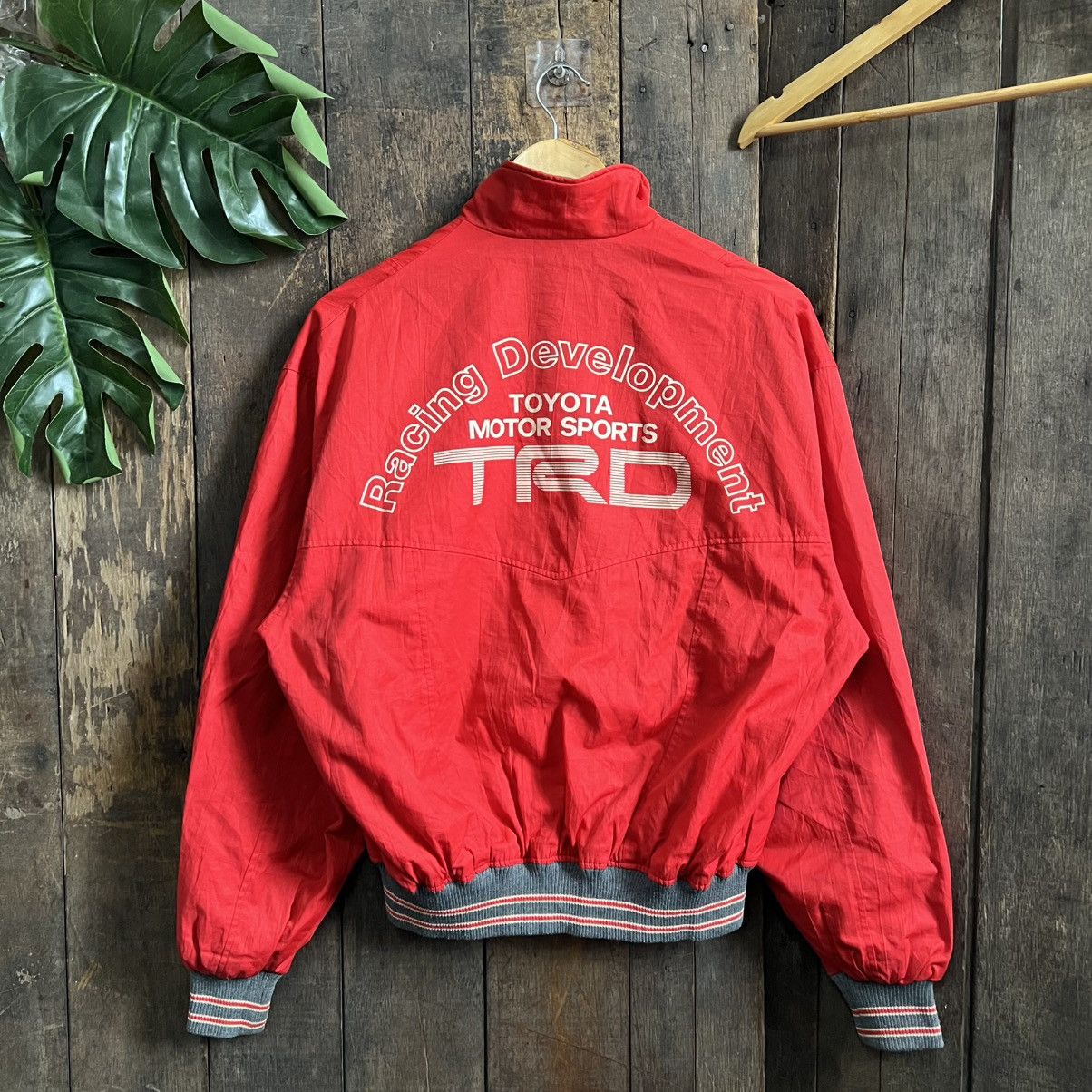 Vintage Vintage Toyota TRD Motorsports Racing bomber jacket Size US L / EU 52-54 / 3 - 1 Thumbnail