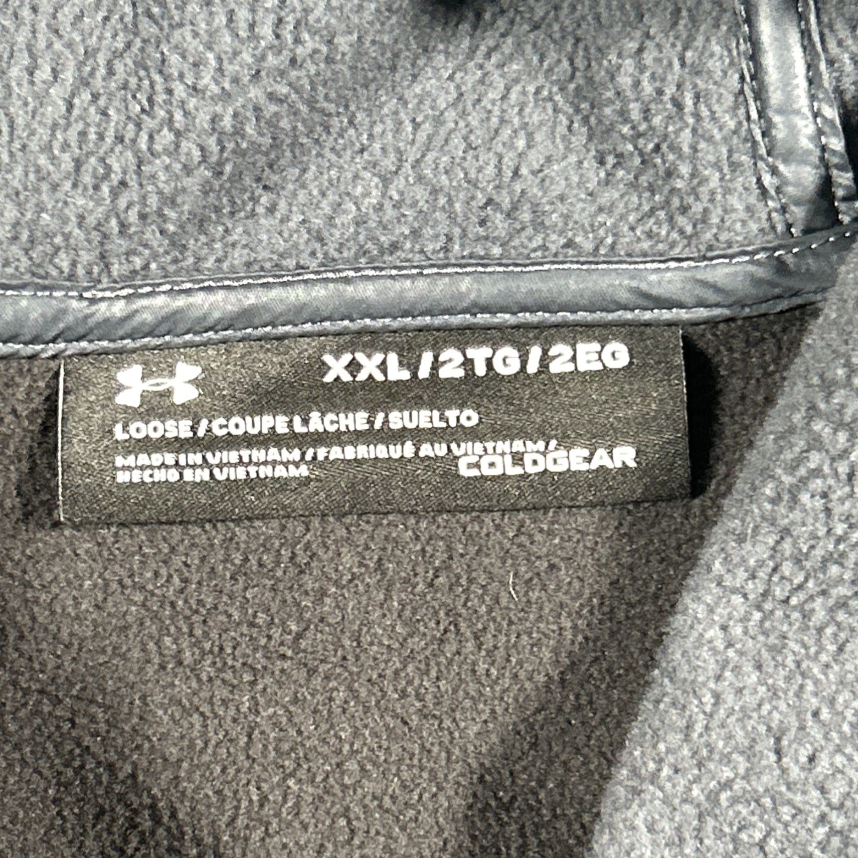 Under Armour Under Armour ColdGear Jacket Hooded Full Zip 2XL Black Mens Activewear Outdoor Sports Winter Fall Spring Size US XXL / EU 58 / 5 - 4 Thumbnail