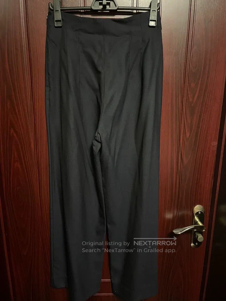 The Row The Row size 6 Wool Silk Blended High-Waisted Wide-Leg Pant Size 26" / US 2 / IT 38 - 2 Thumbnail