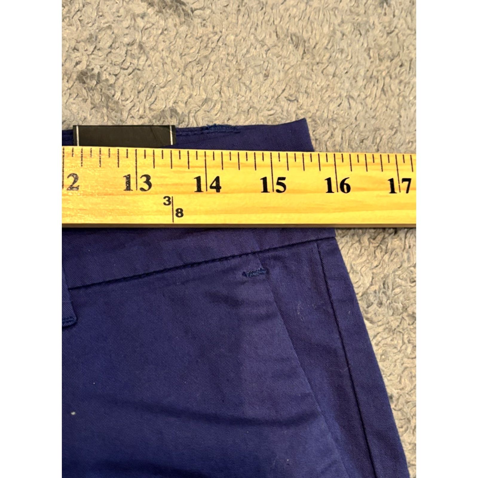 Vintage KUT from the Kloth Julia Walking Short Womens 4 Blue Denim Chino Shorts Casual Flat Front 5-Pocket Style Summer Womens Size 27" / US 4 / IT 40 - 4 Thumbnail